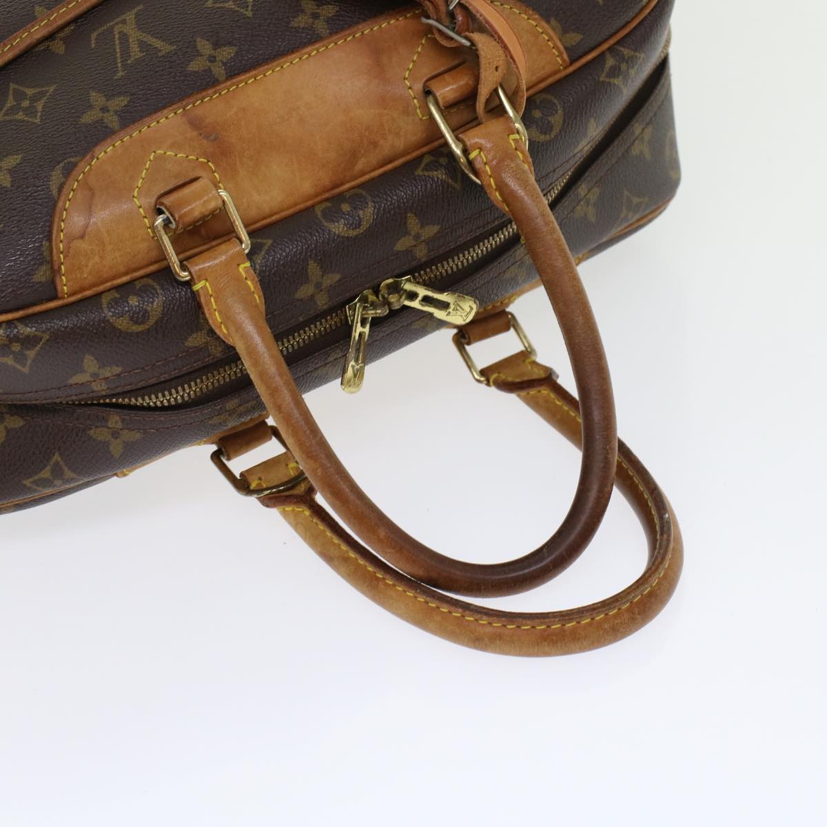 LOUIS VUITTON Monogram Deauville Hand Bag M47270 LV 45778