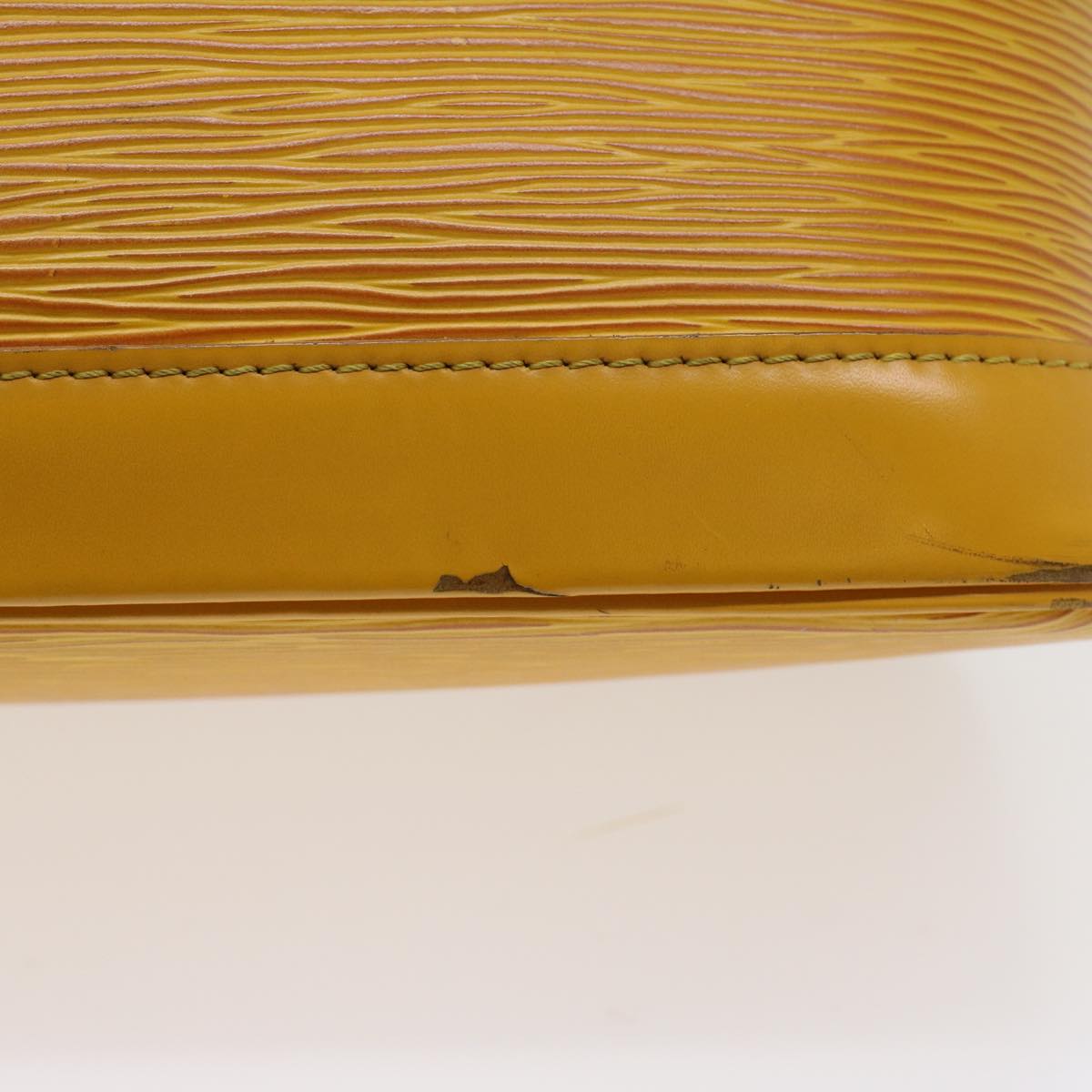 LOUIS VUITTON Epi Alma Hand Bag Tassili Yellow M52149 LV 45781