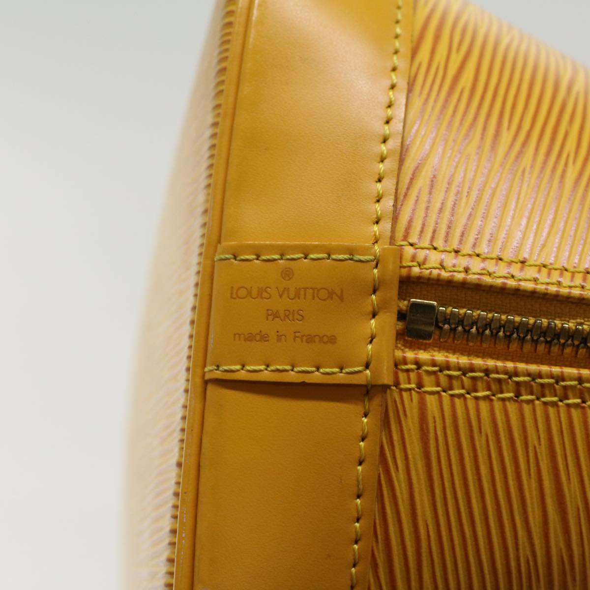 LOUIS VUITTON Epi Alma Hand Bag Tassili Yellow M52149 LV 45781