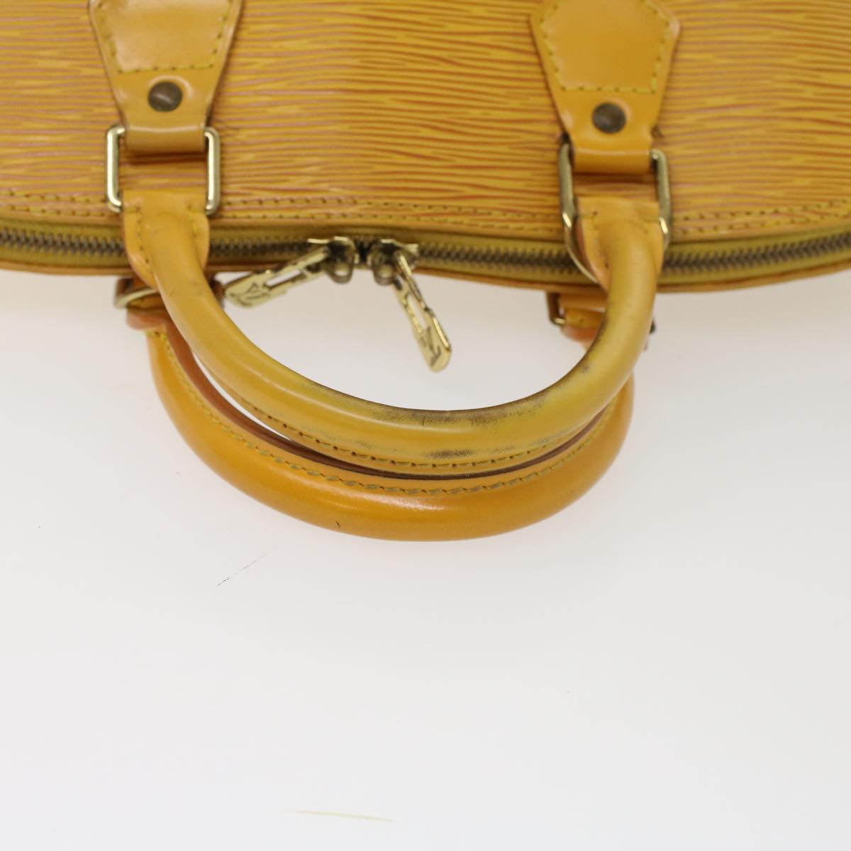 LOUIS VUITTON Epi Alma Hand Bag Tassili Yellow M52149 LV 45781
