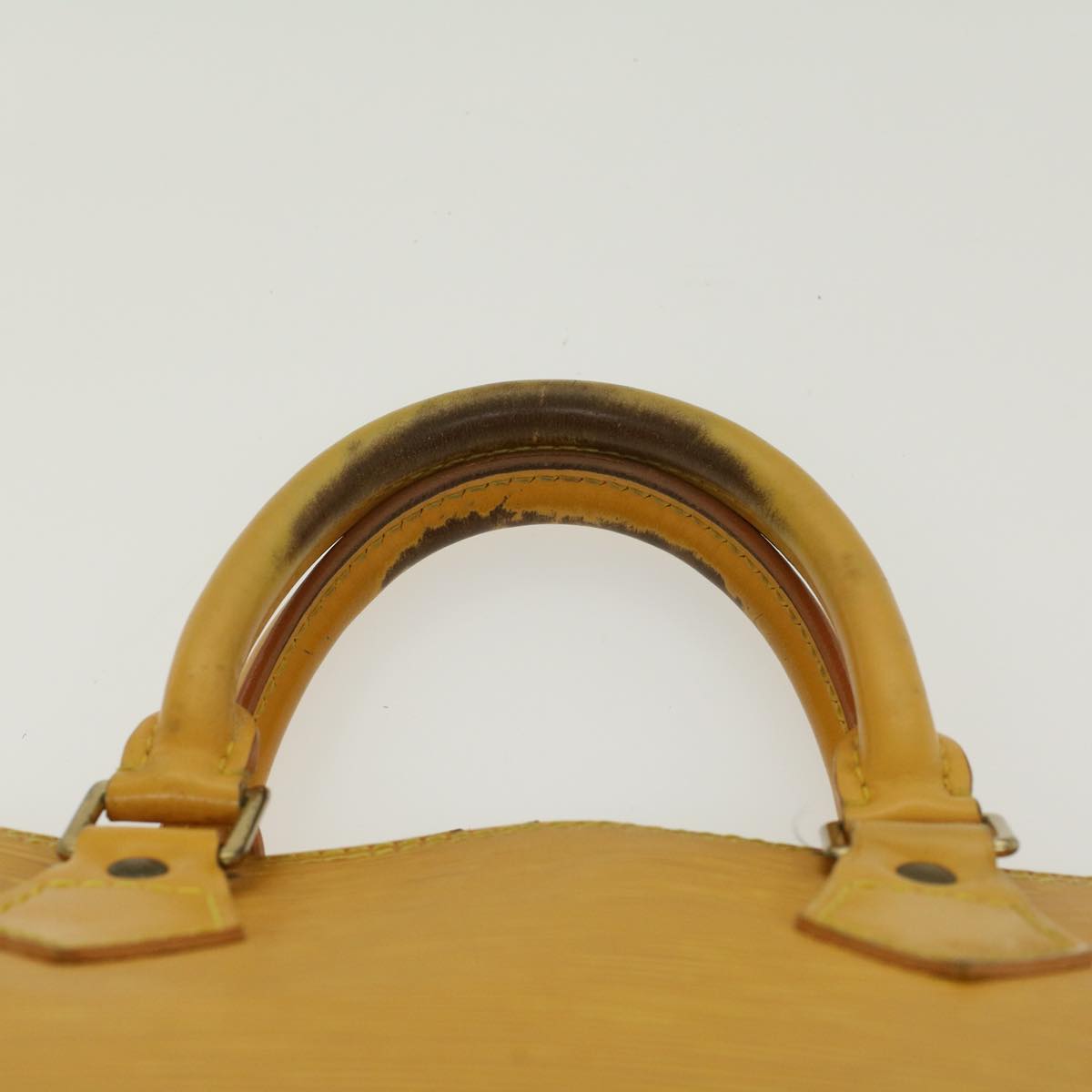 LOUIS VUITTON Epi Alma Hand Bag Tassili Yellow M52149 LV 45781