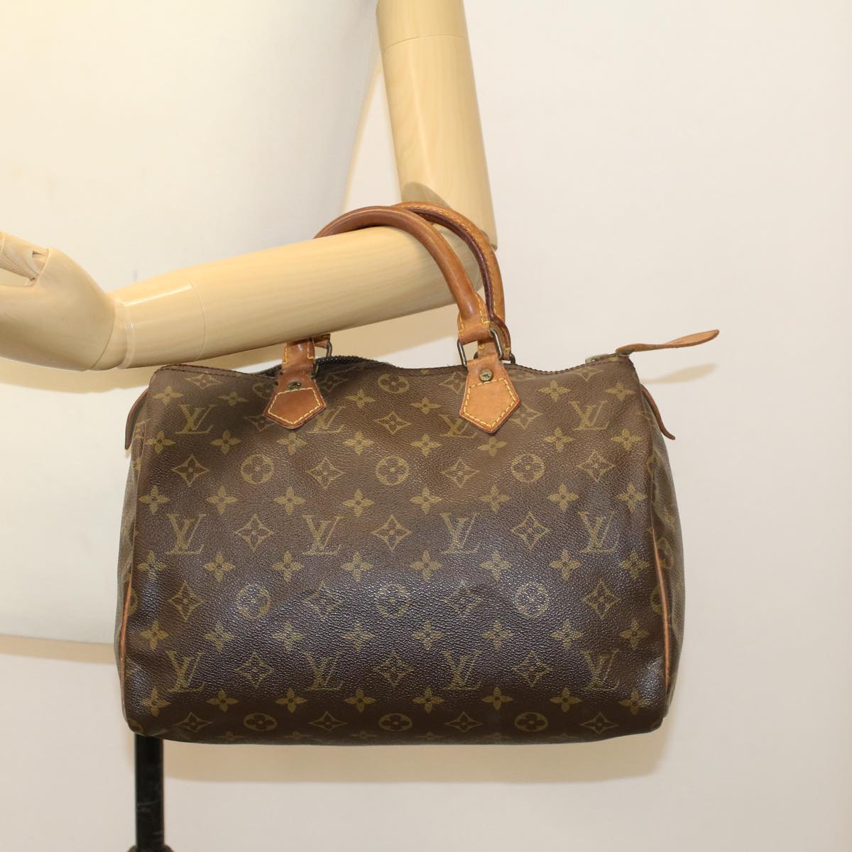 LOUIS VUITTON Monogram Speedy 30 Hand Bag M41526 LV 45782