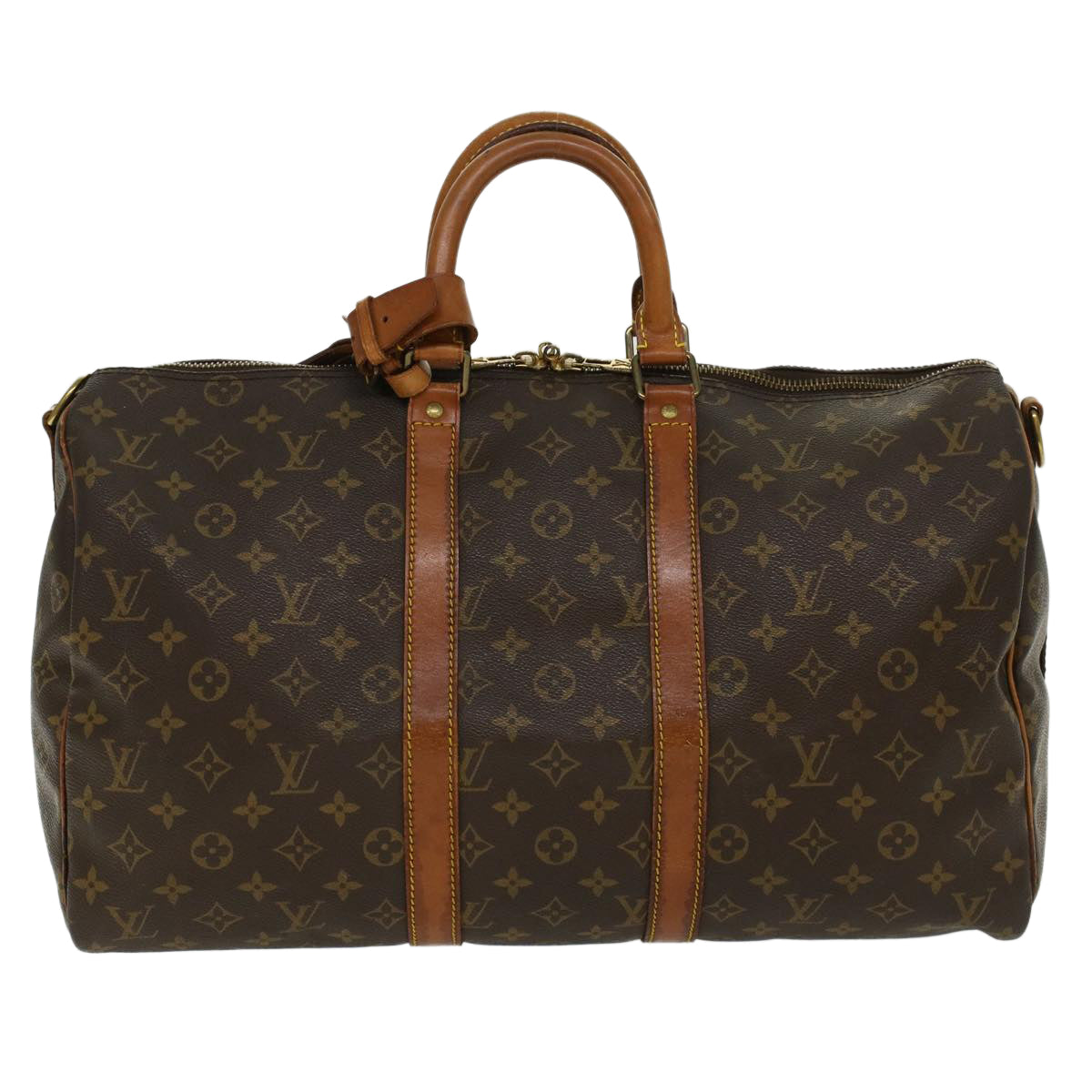 LOUIS VUITTON Monogram Keepall Bandouliere 45 Boston Bag M41418 LV 45785