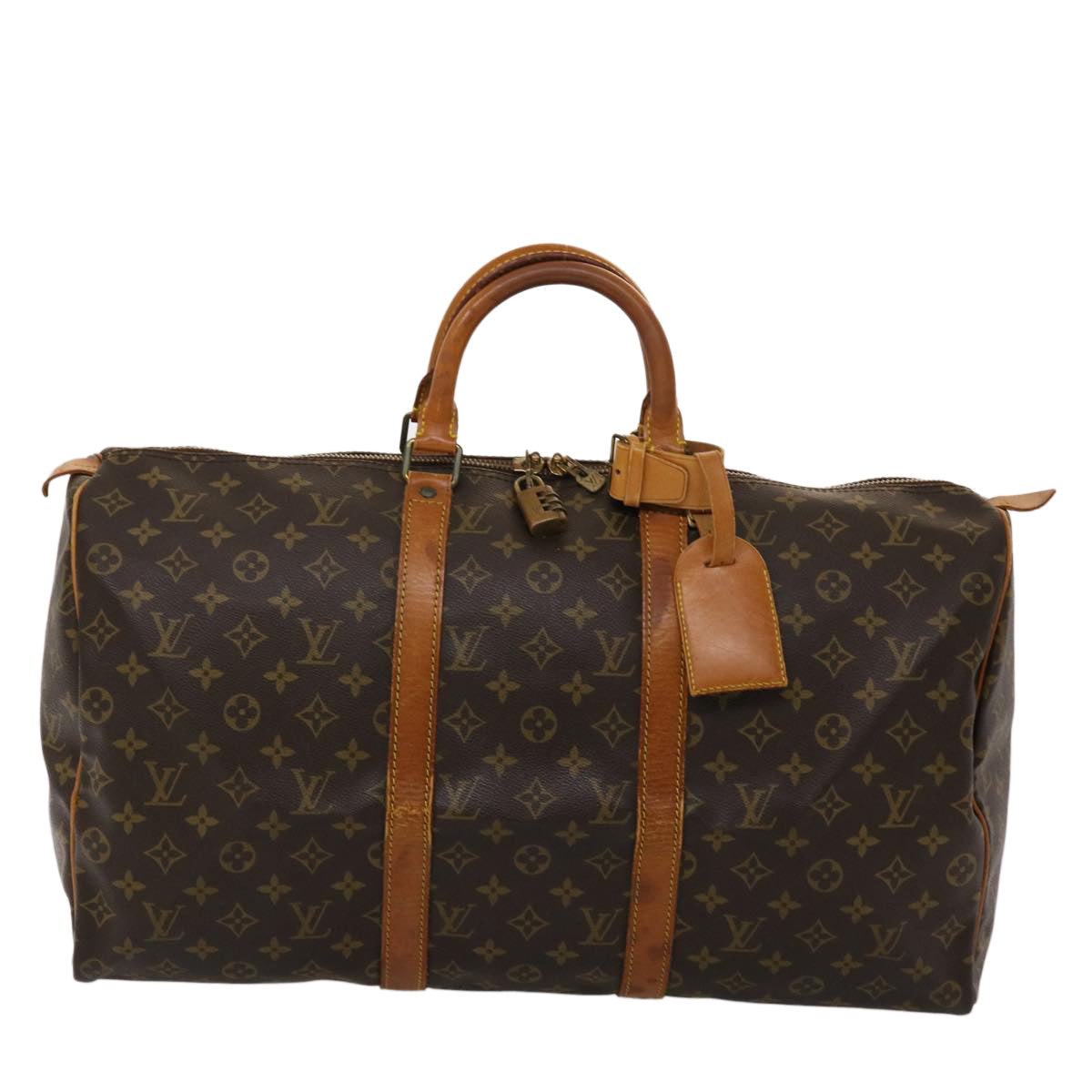 LOUIS VUITTON Monogram Keepall 50 Boston Bag M41426 LV 45788
