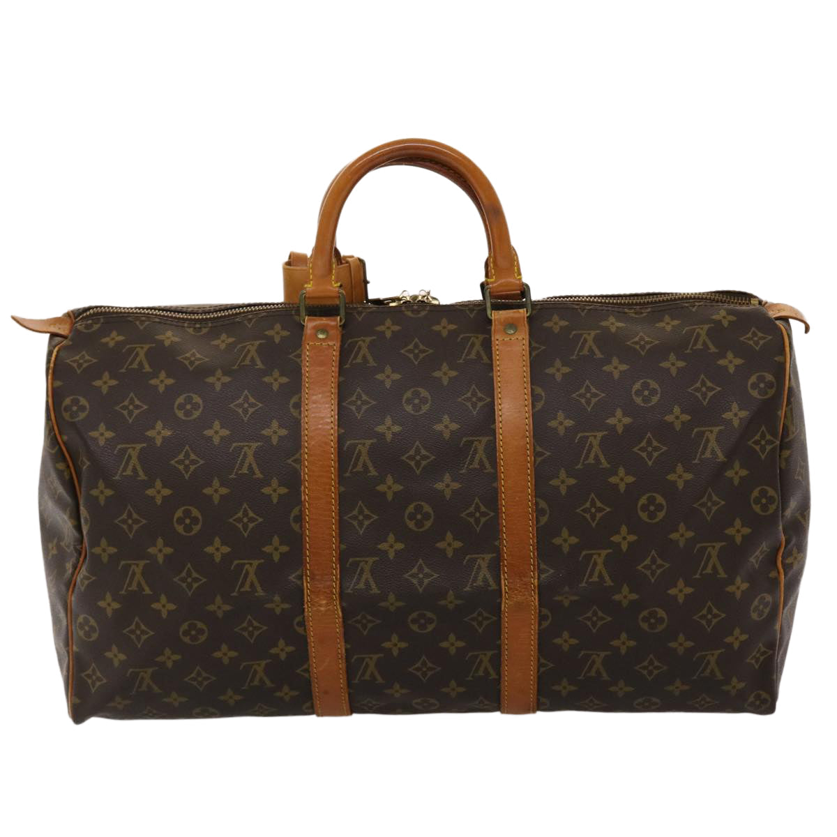 LOUIS VUITTON Monogram Keepall 50 Boston Bag M41426 LV 45788