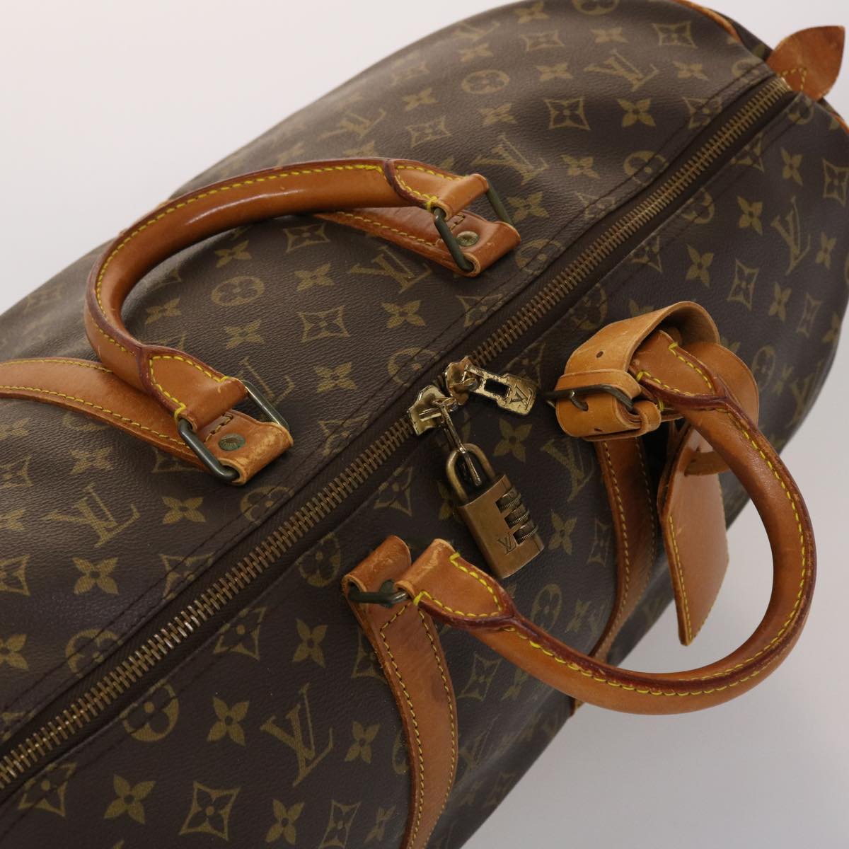 LOUIS VUITTON Monogram Keepall 50 Boston Bag M41426 LV 45788