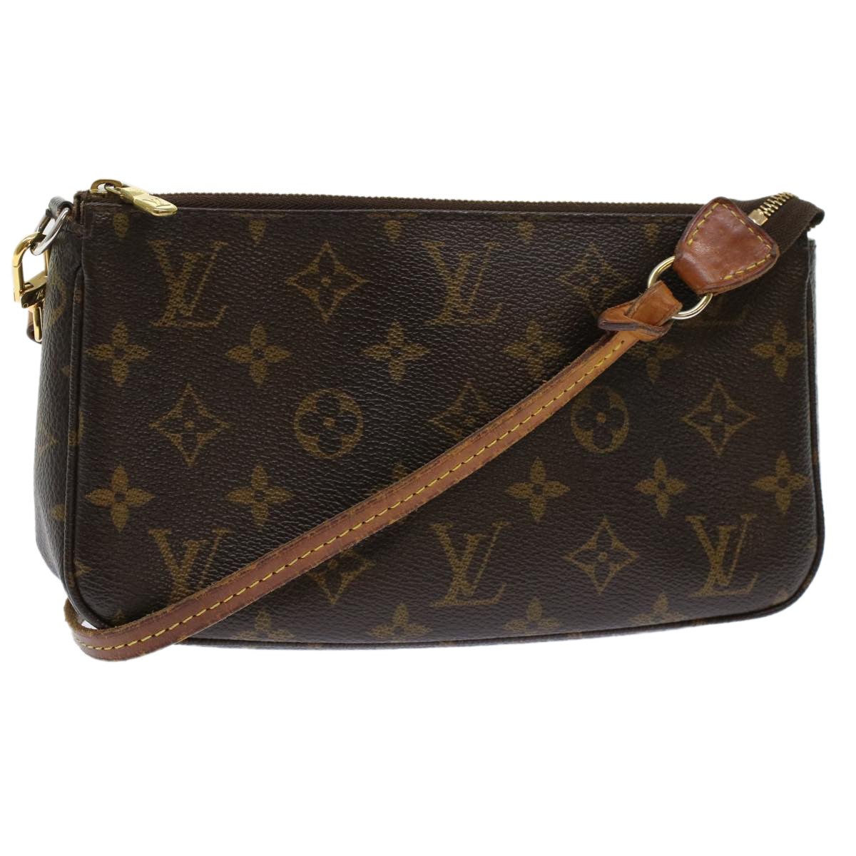 LOUIS VUITTON Monogram Pochette Accessoires Pouch M51980 LV 45792