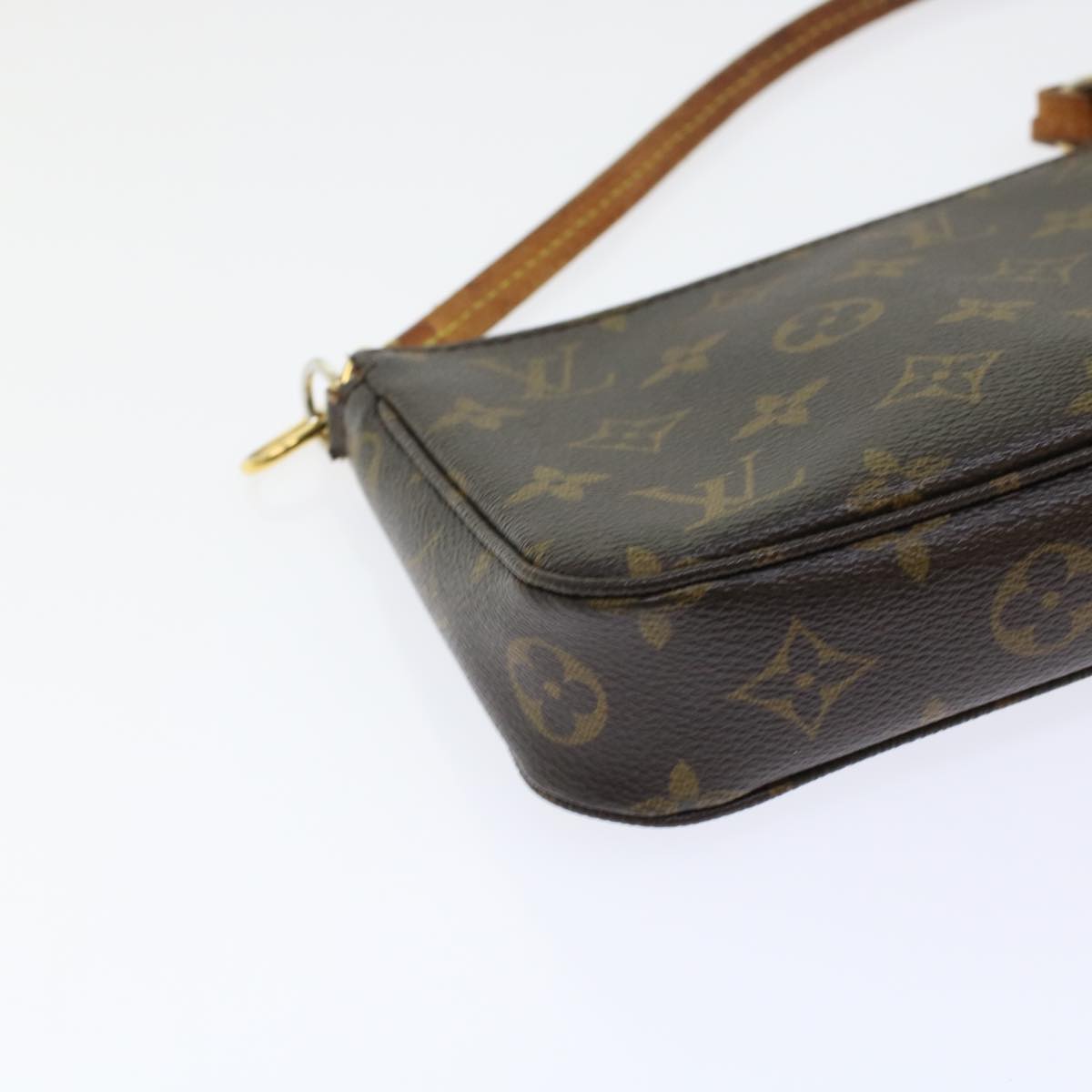 LOUIS VUITTON Monogram Pochette Accessoires Pouch M51980 LV 45792