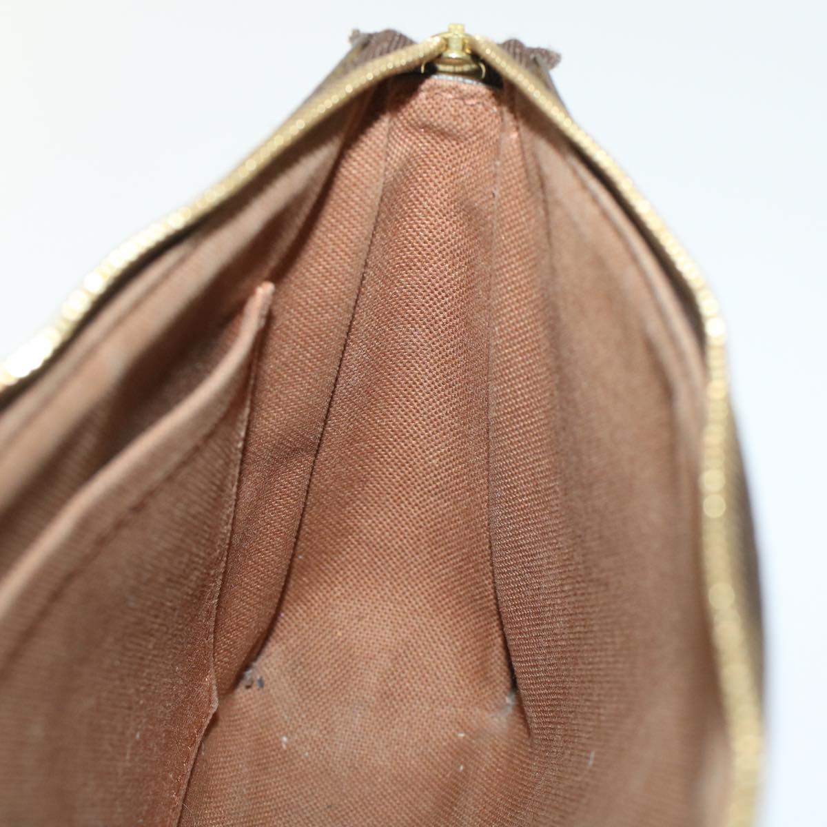 LOUIS VUITTON Monogram Pochette Accessoires Pouch M51980 LV 45792