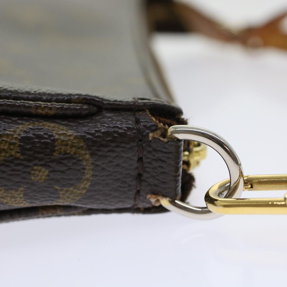 LOUIS VUITTON Monogram Pochette Accessoires Pouch M51980 LV 45792