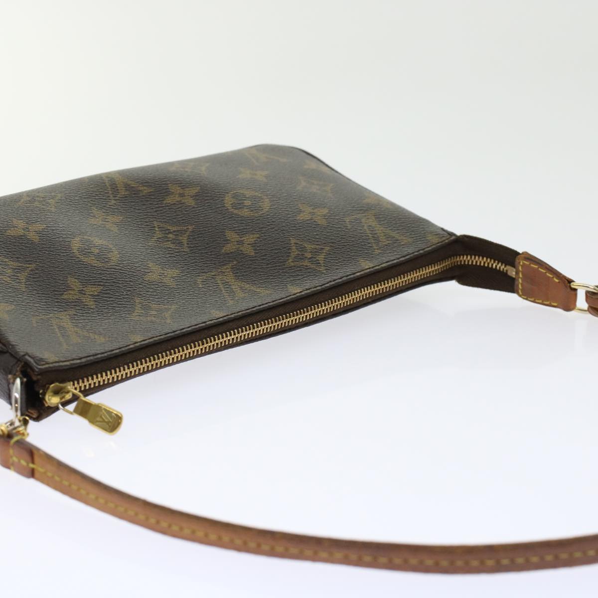 LOUIS VUITTON Monogram Pochette Accessoires Pouch M51980 LV 45792