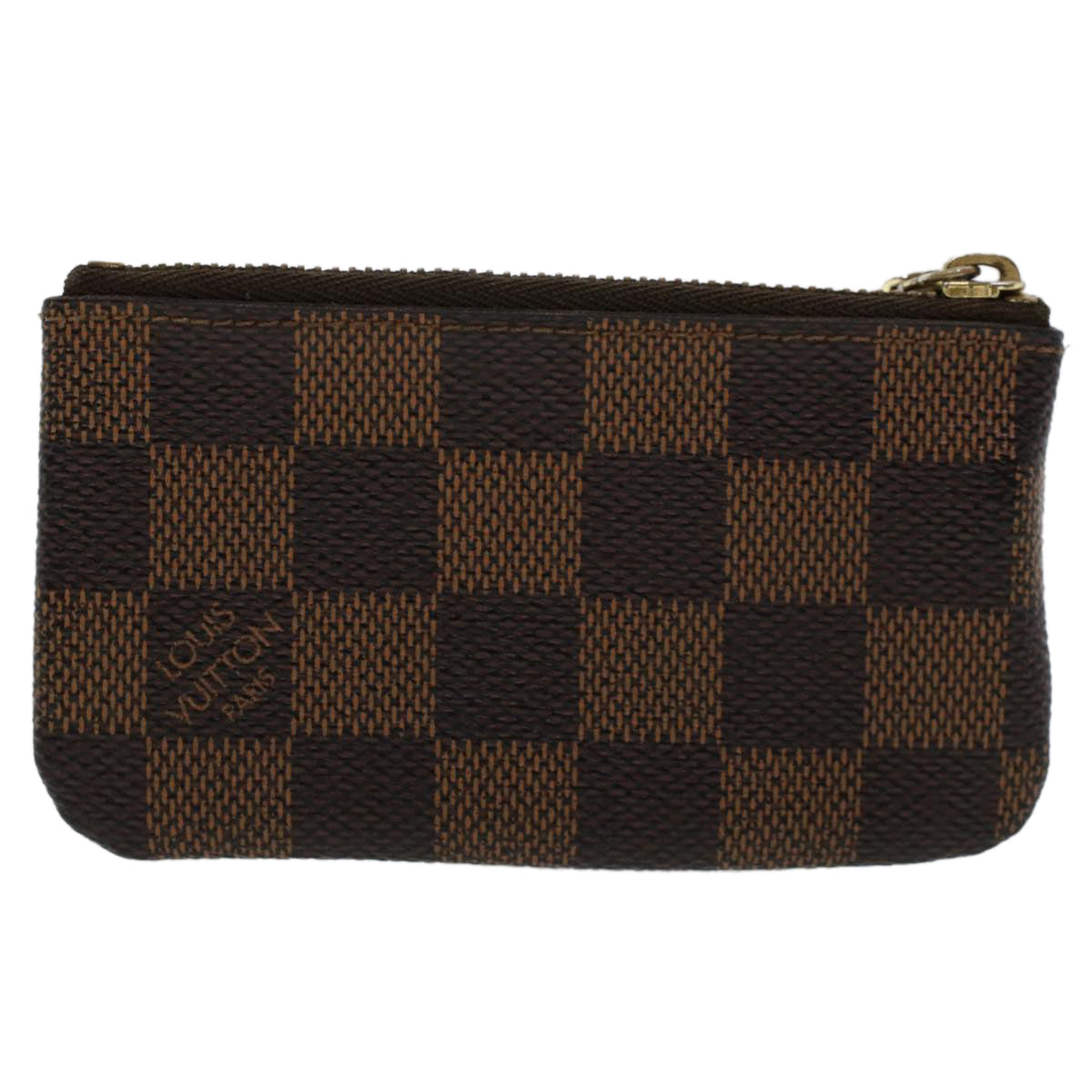 LOUIS VUITTON Damier Ebene Pochette Cles Coin Purse N62658 LV 45793