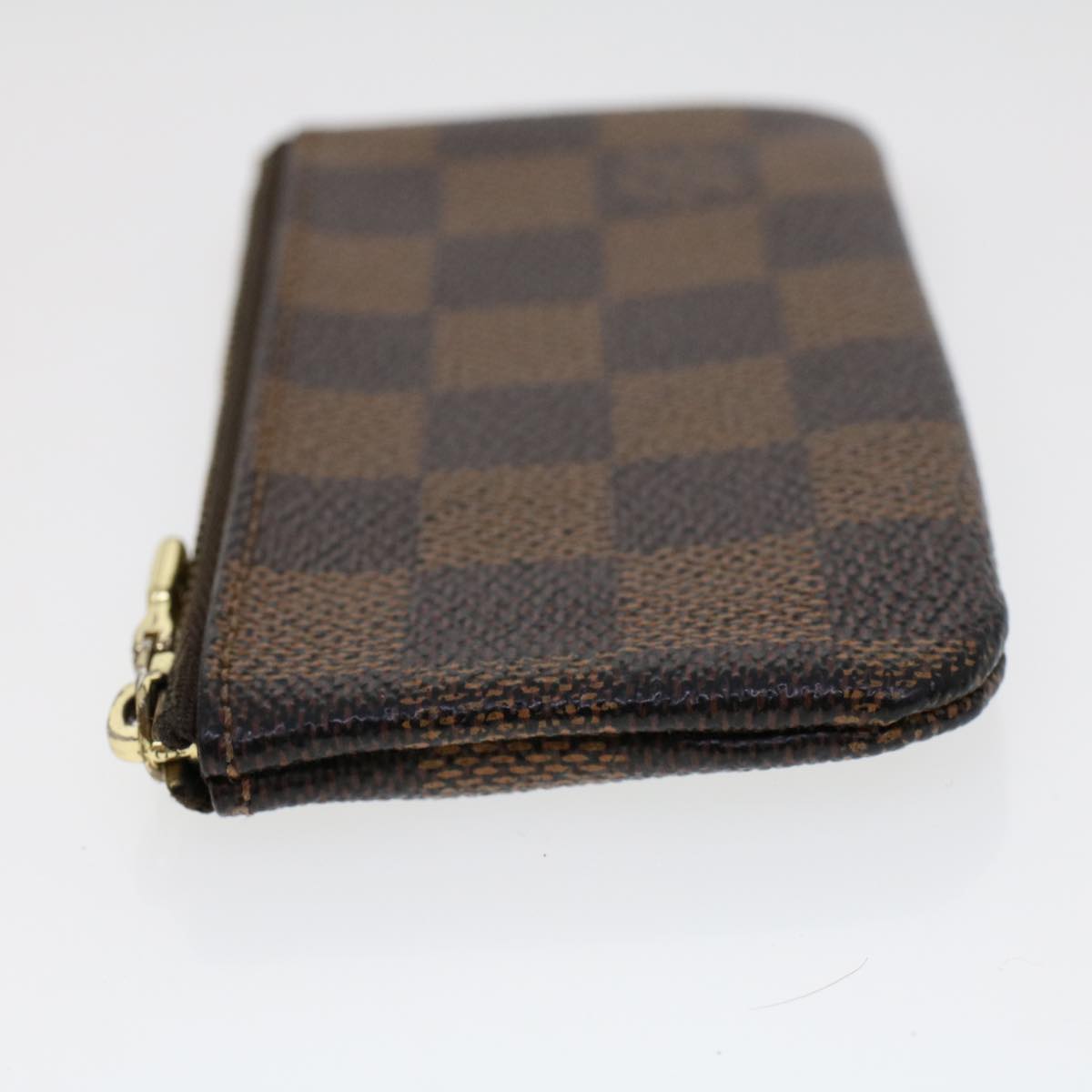 LOUIS VUITTON Damier Ebene Pochette Cles Coin Purse N62658 LV 45793