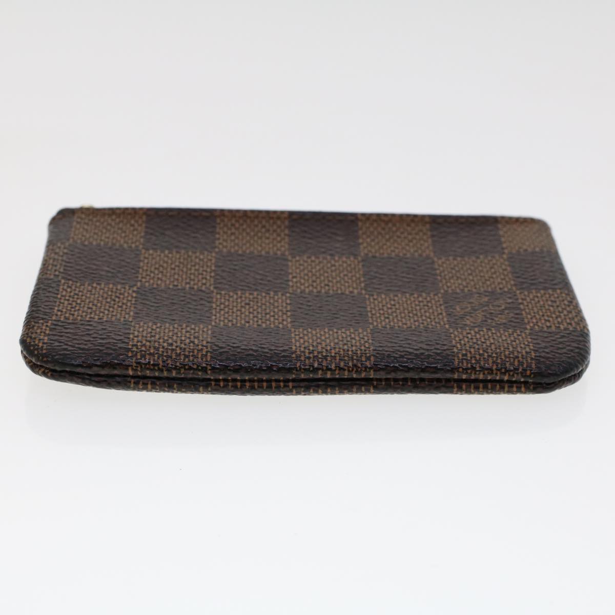 LOUIS VUITTON Damier Ebene Pochette Cles Coin Purse N62658 LV 45793