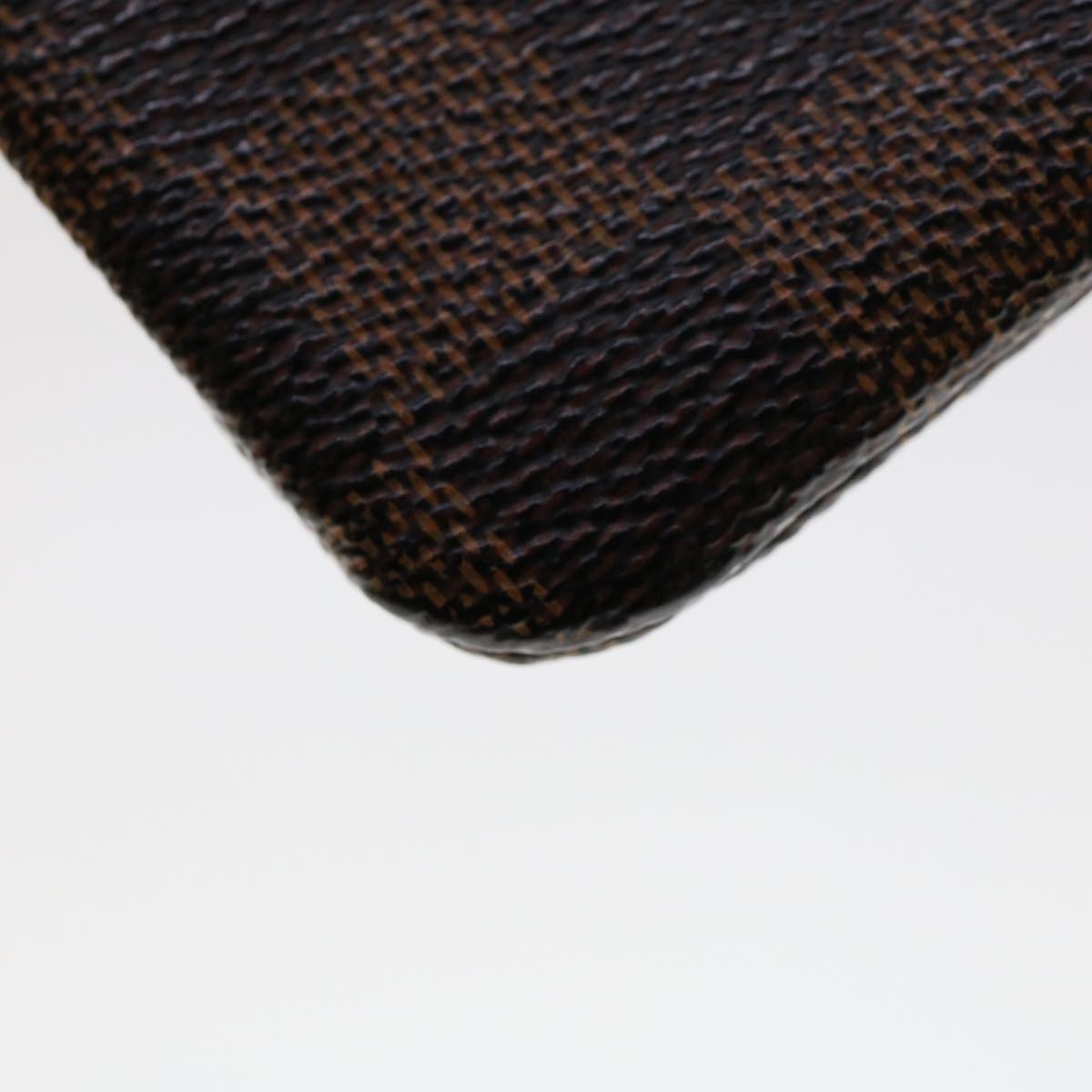 LOUIS VUITTON Damier Ebene Pochette Cles Coin Purse N62658 LV 45793