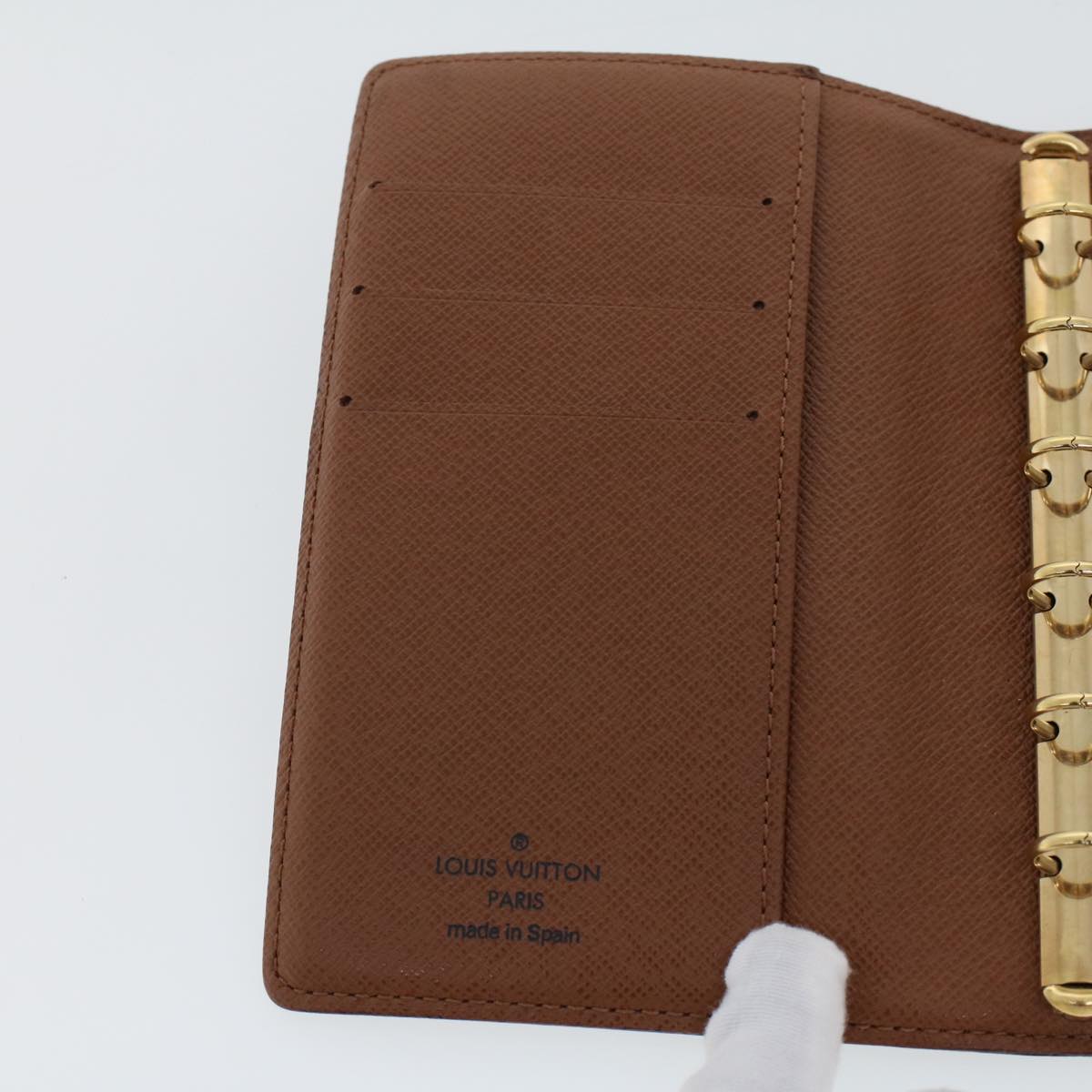 LOUIS VUITTON Monogram Agenda PM Day Planner Cover R20005 LV 45799