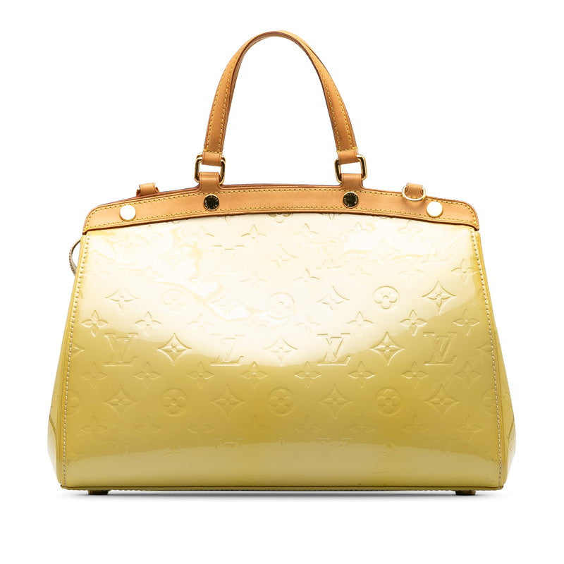 Louis Vuitton Monogram Vernis Blair MM Handbag Shoulder Bag 2WAY M90108 Citrine Yellow Patent Leather  Louis Vuitton