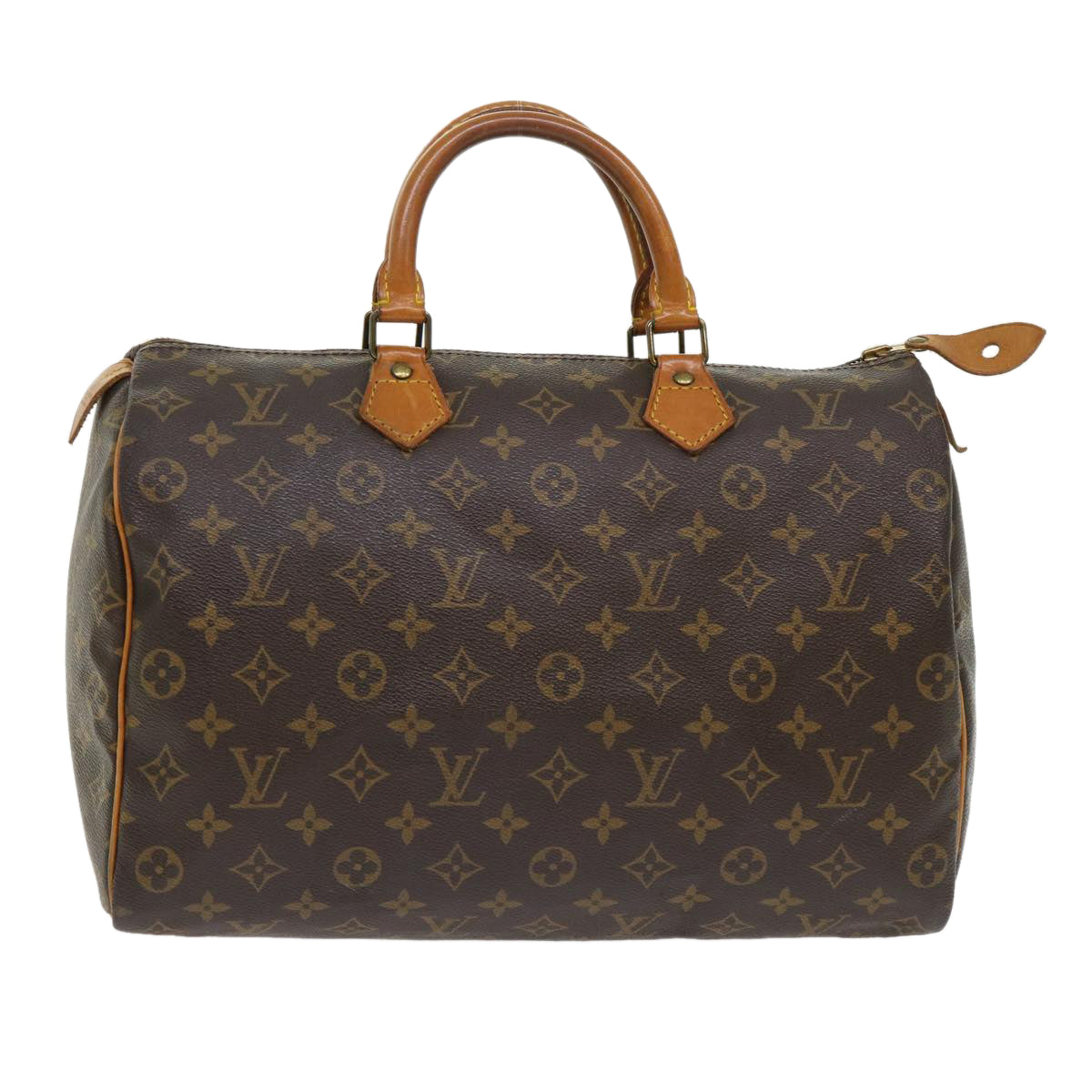 LOUIS VUITTON Monogram Speedy 35 Hand Bag M41524 LV 45801