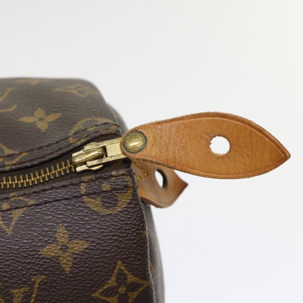 LOUIS VUITTON Monogram Speedy 35 Hand Bag M41524 LV 45801