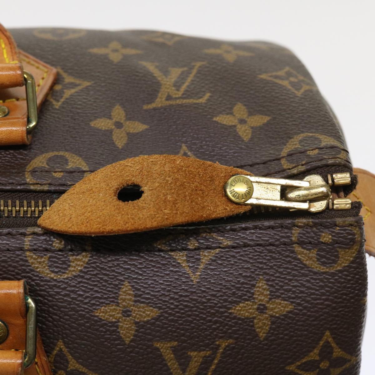 LOUIS VUITTON Monogram Speedy 35 Hand Bag M41524 LV 45801