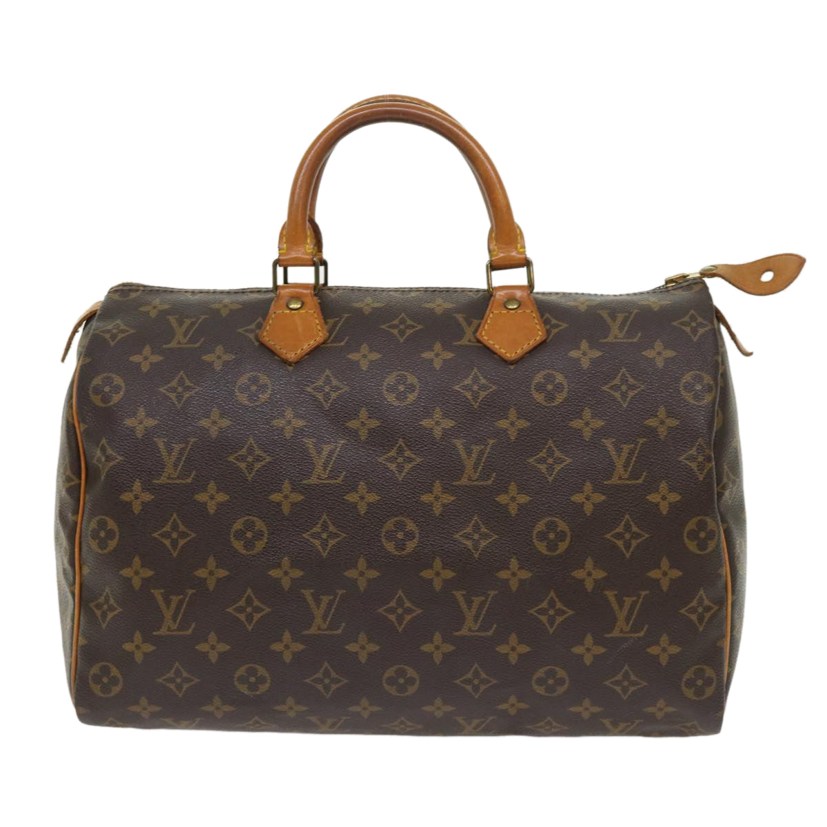LOUIS VUITTON Monogram Speedy 35 Hand Bag M41524 LV 45801