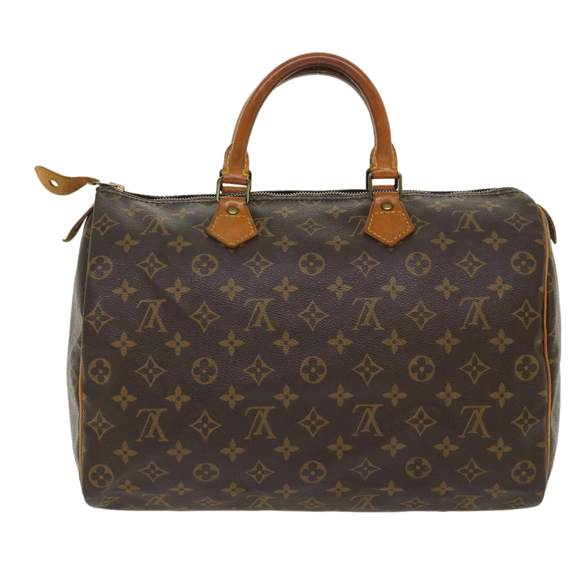 LOUIS VUITTON Monogram Speedy 35 Hand Bag M41524 LV 45801