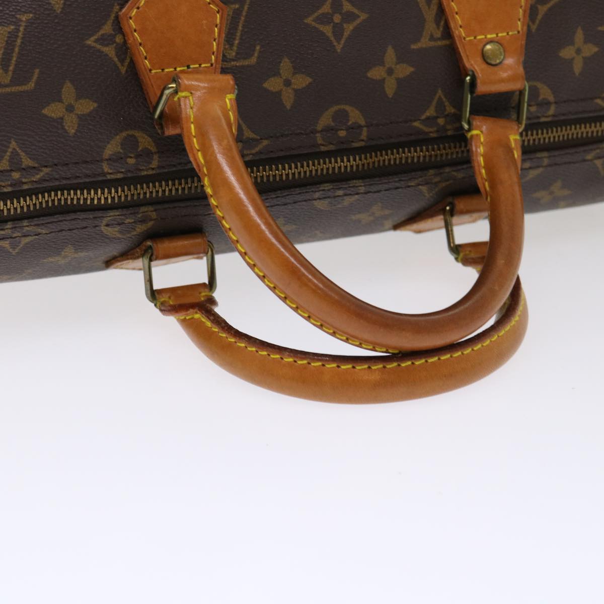 LOUIS VUITTON Monogram Speedy 35 Hand Bag M41524 LV 45801
