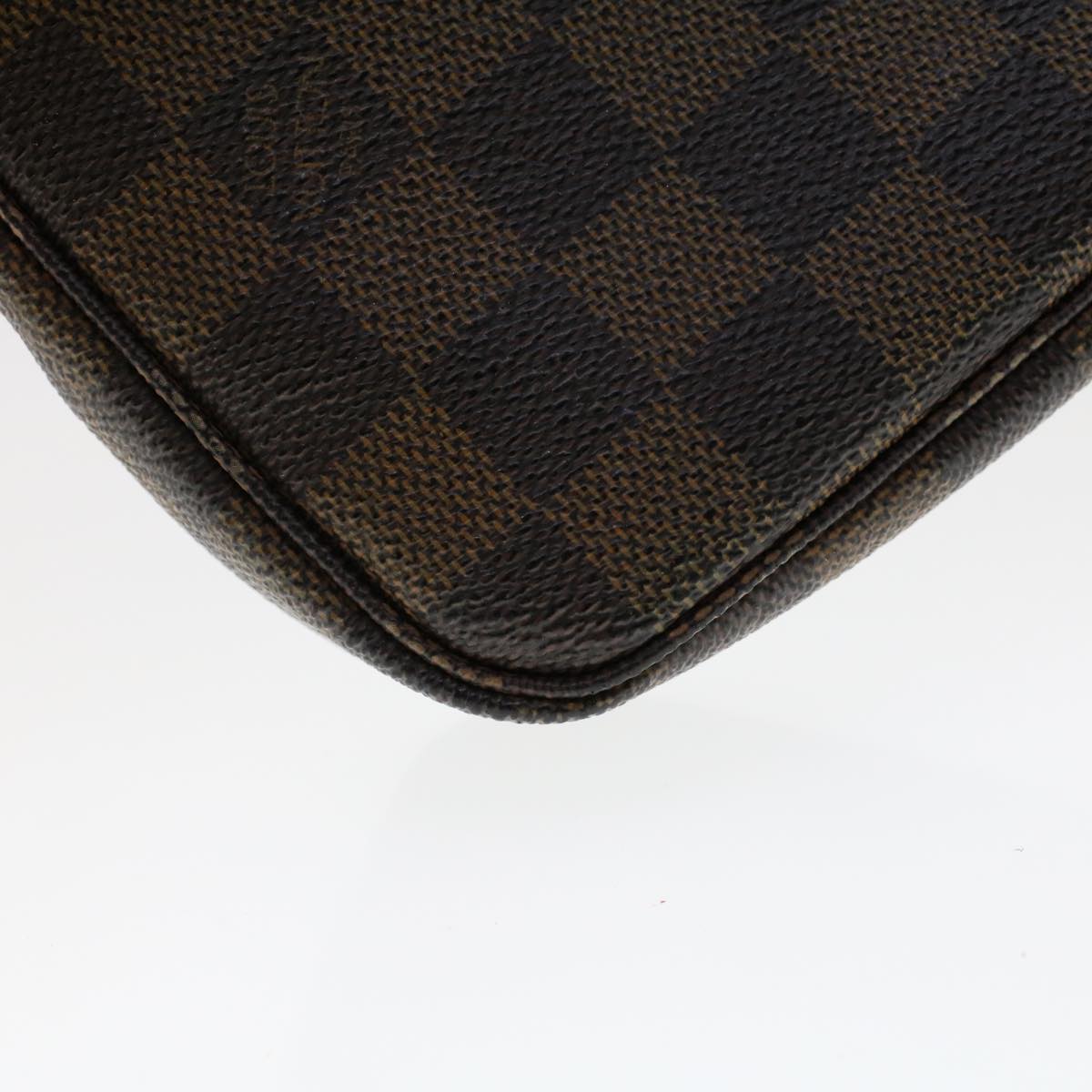 LOUIS VUITTON Damier Ebene Pochette Accessoires Pouch N41206 LV 45803
