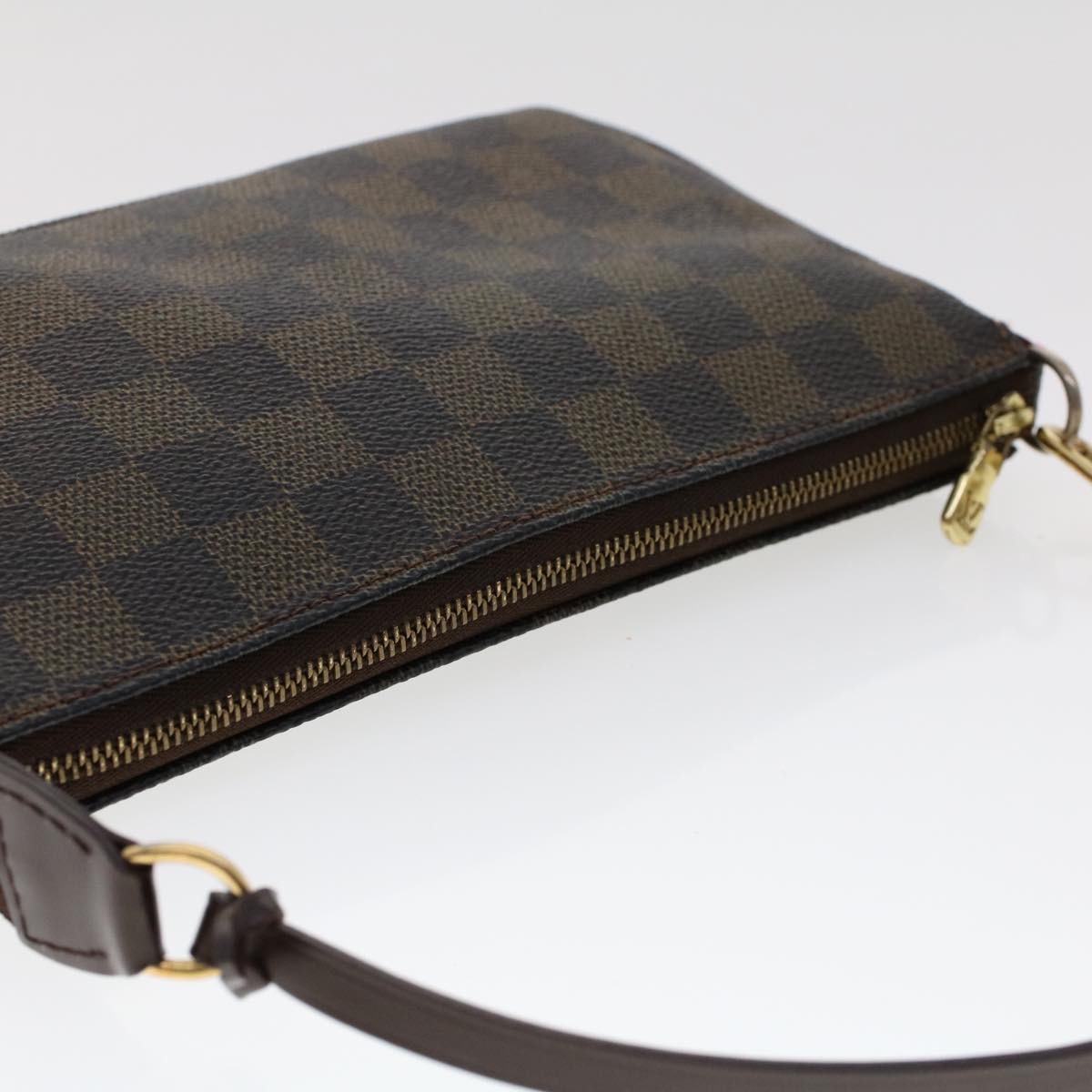 LOUIS VUITTON Damier Ebene Pochette Accessoires Pouch N41206 LV 45803