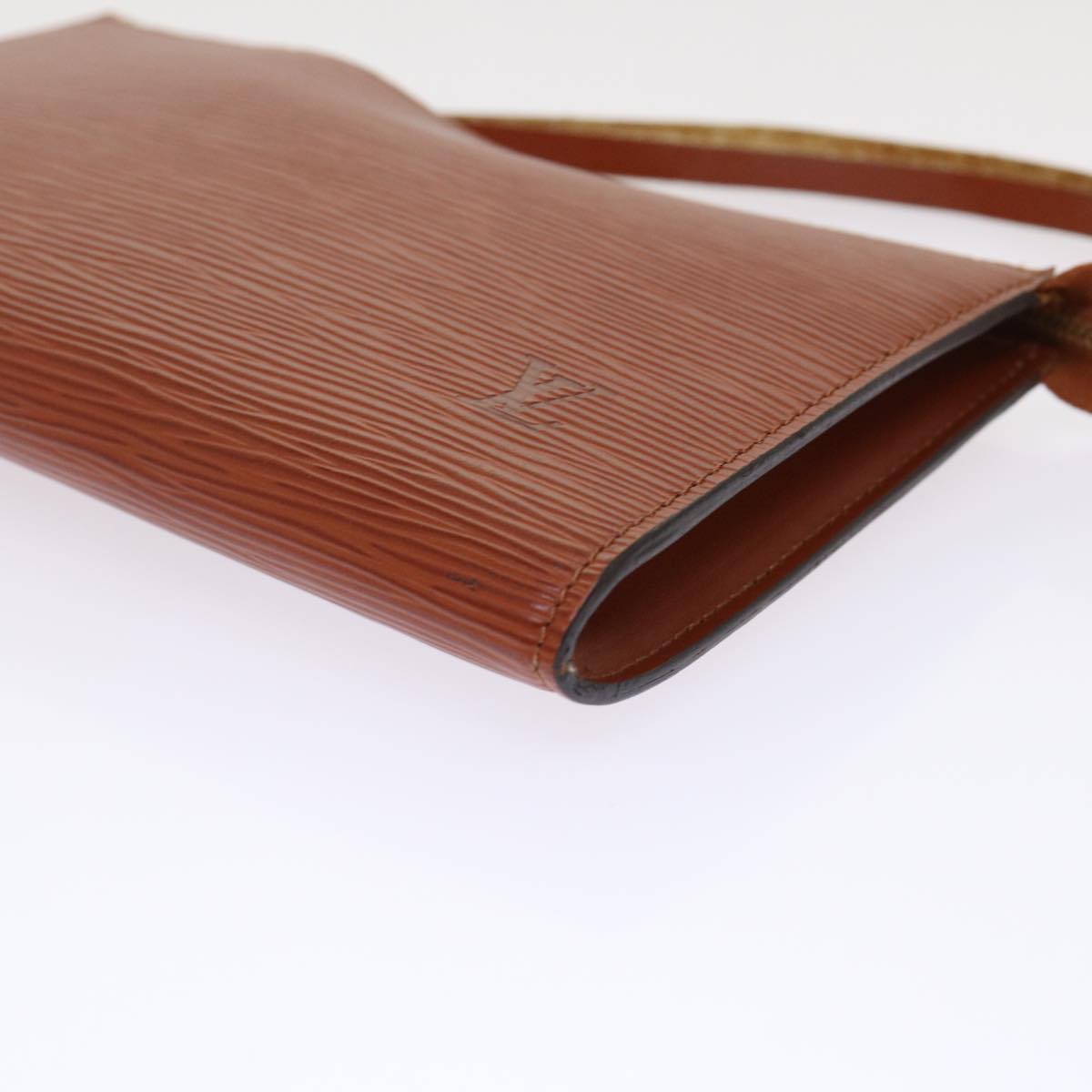 LOUIS VUITTON Epi Pochette Accessoires Pouch Brown M52953 LV 45804