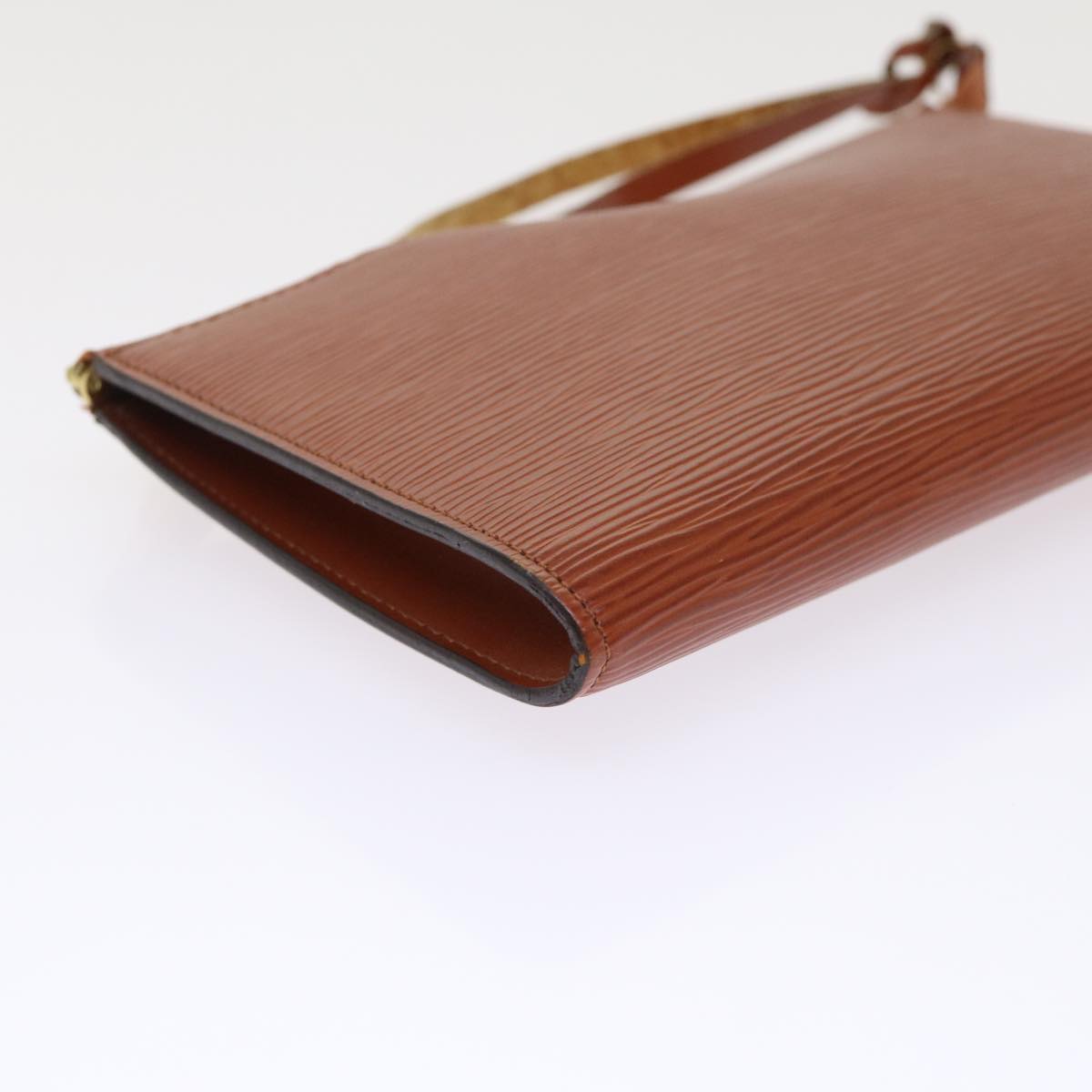 LOUIS VUITTON Epi Pochette Accessoires Pouch Brown M52953 LV 45804