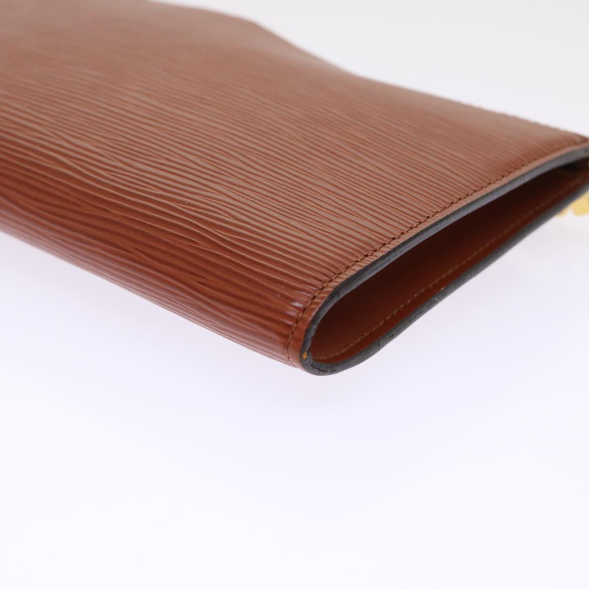 LOUIS VUITTON Epi Pochette Accessoires Pouch Brown M52953 LV 45804