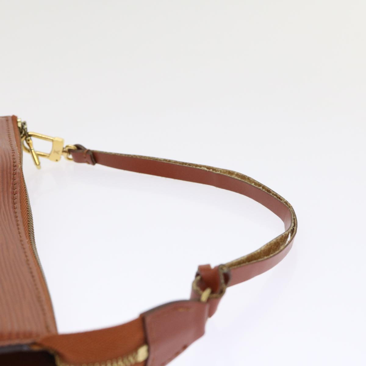 LOUIS VUITTON Epi Pochette Accessoires Pouch Brown M52953 LV 45804