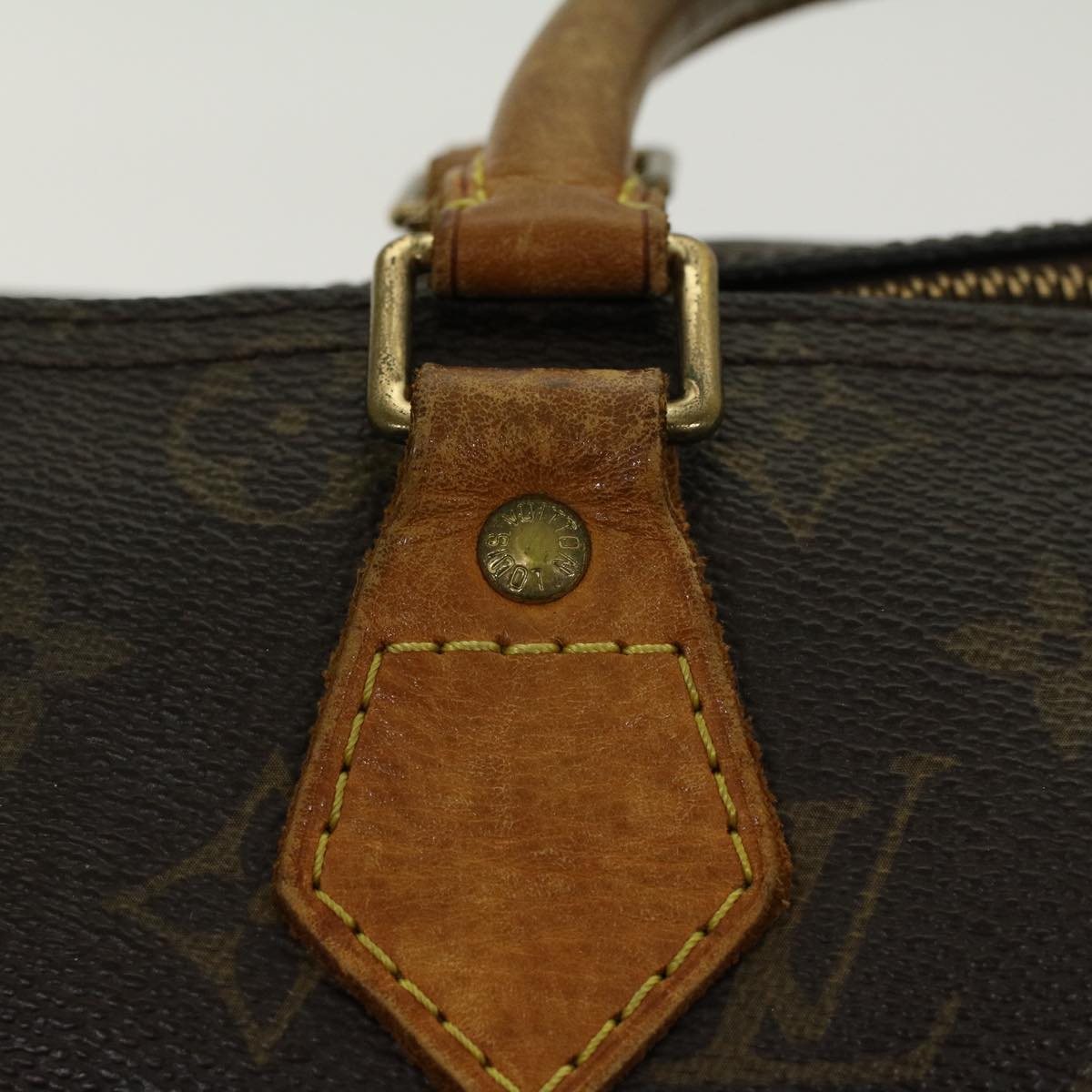 LOUIS VUITTON Monogram Speedy 30 Hand Bag M41526 LV 45818