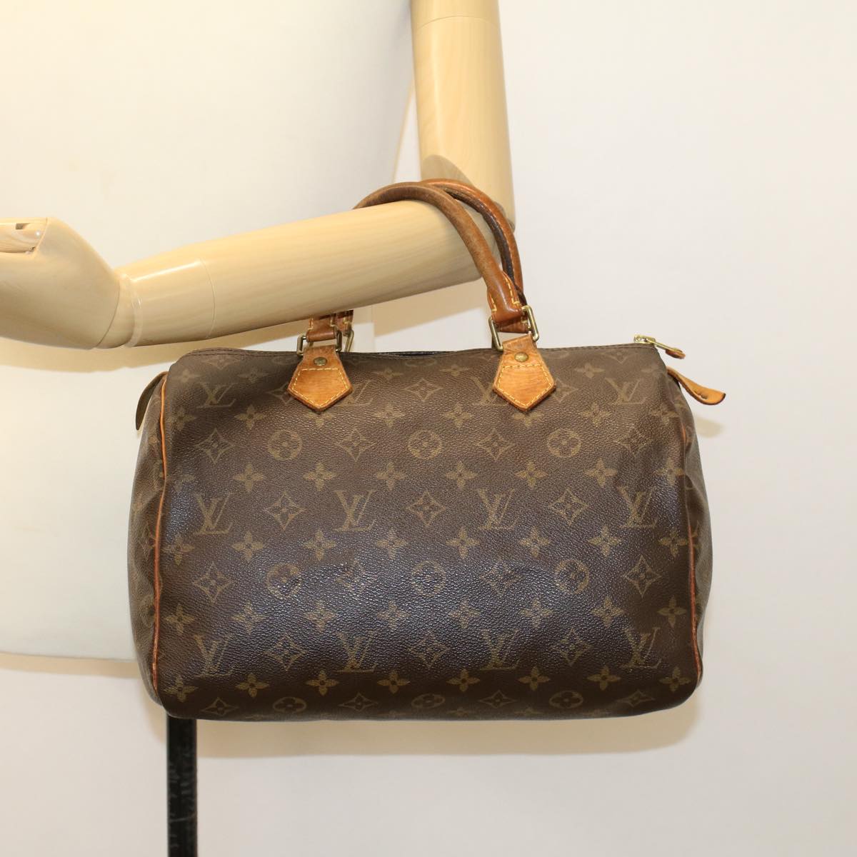 LOUIS VUITTON Monogram Speedy 30 Hand Bag M41526 LV 45818