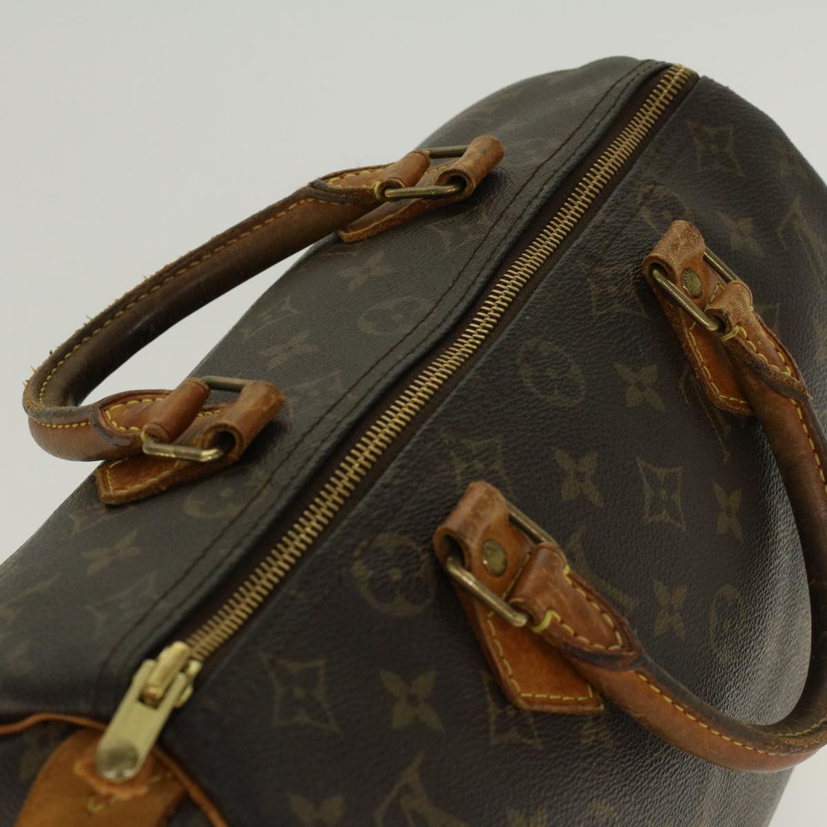 LOUIS VUITTON Monogram Speedy 30 Hand Bag M41526 LV 45818