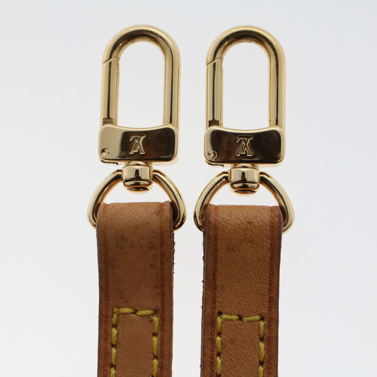 LOUIS VUITTON Shoulder Strap Leather 42.5"" Beige LV 45834