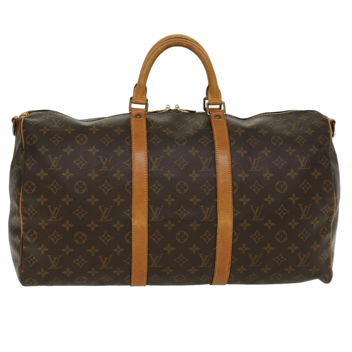 LOUIS VUITTON Monogram Keepall Bandouliere 50 Boston Bag M41416 LV 45835