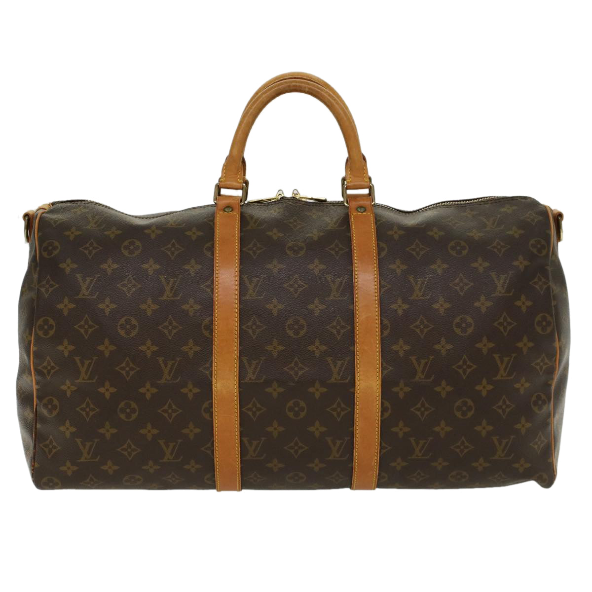 LOUIS VUITTON Monogram Keepall Bandouliere 50 Boston Bag M41416 LV 45835