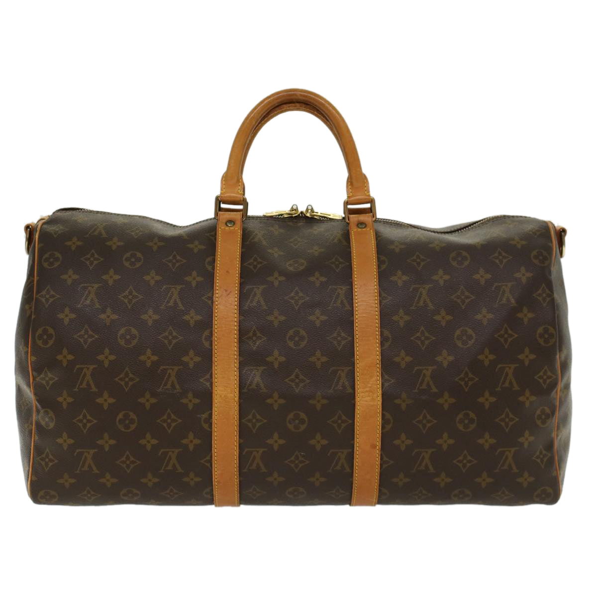 LOUIS VUITTON Monogram Keepall Bandouliere 50 Boston Bag M41416 LV 45835