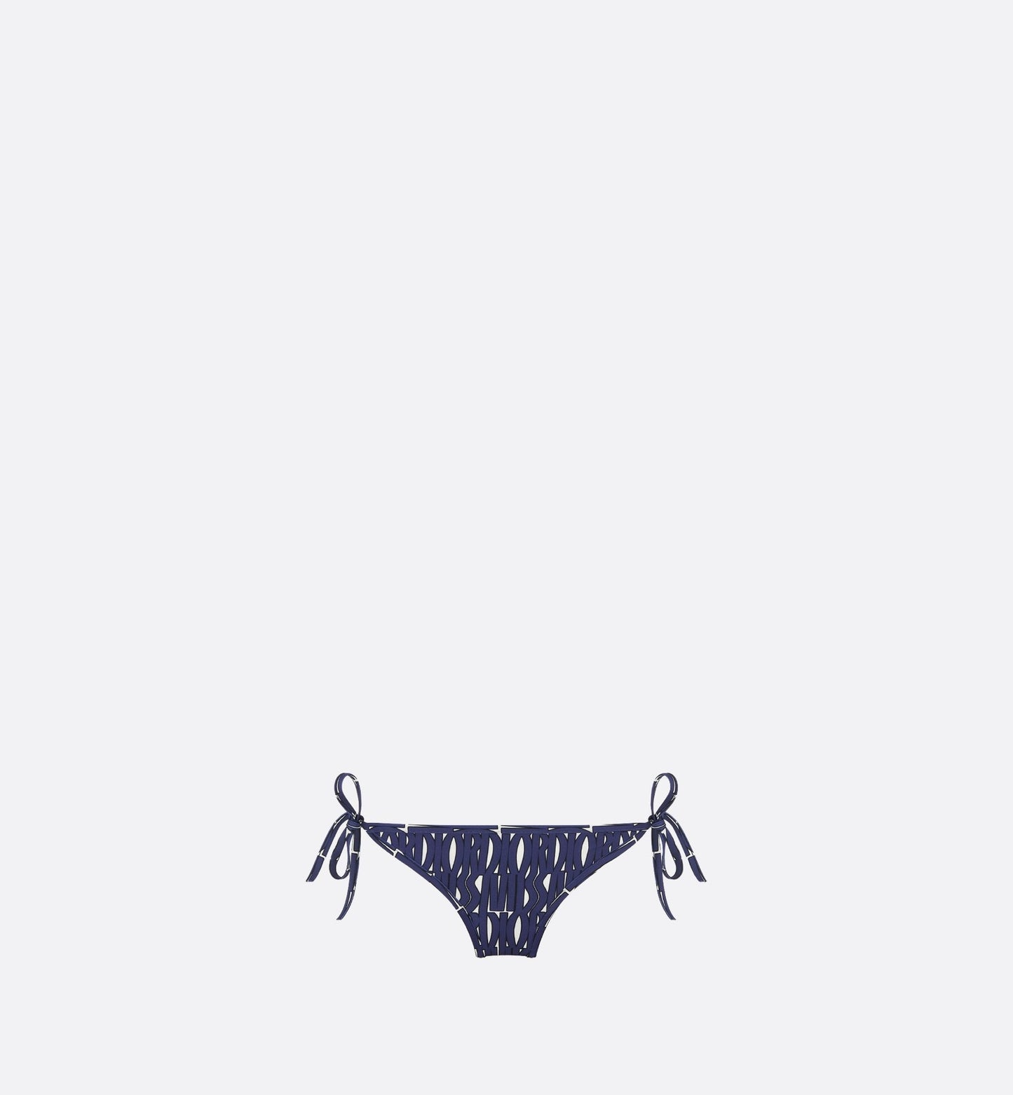Bikini Bottom White Technical Fabric With Navy Blue Miss Luxury DiorAllover Motif