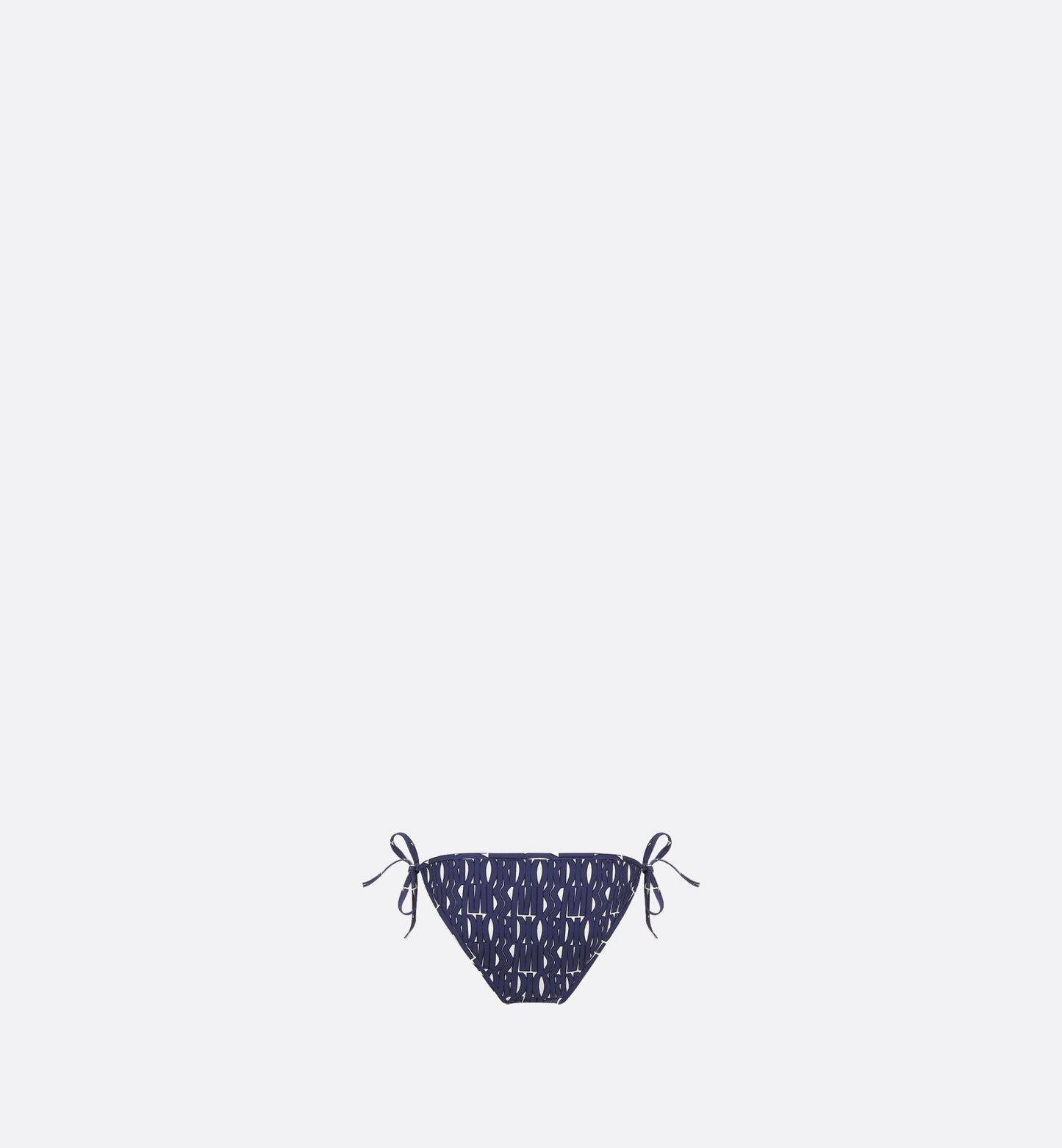 Bikini Bottom White Technical Fabric With Navy Blue Miss Luxury DiorAllover Motif