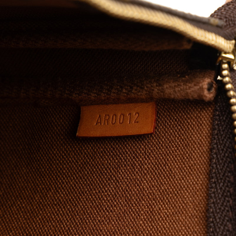 Louis Vuitton Monogram Pochette Accessories Handbag M51980 Brown PVC Leather  Louis Vuitton