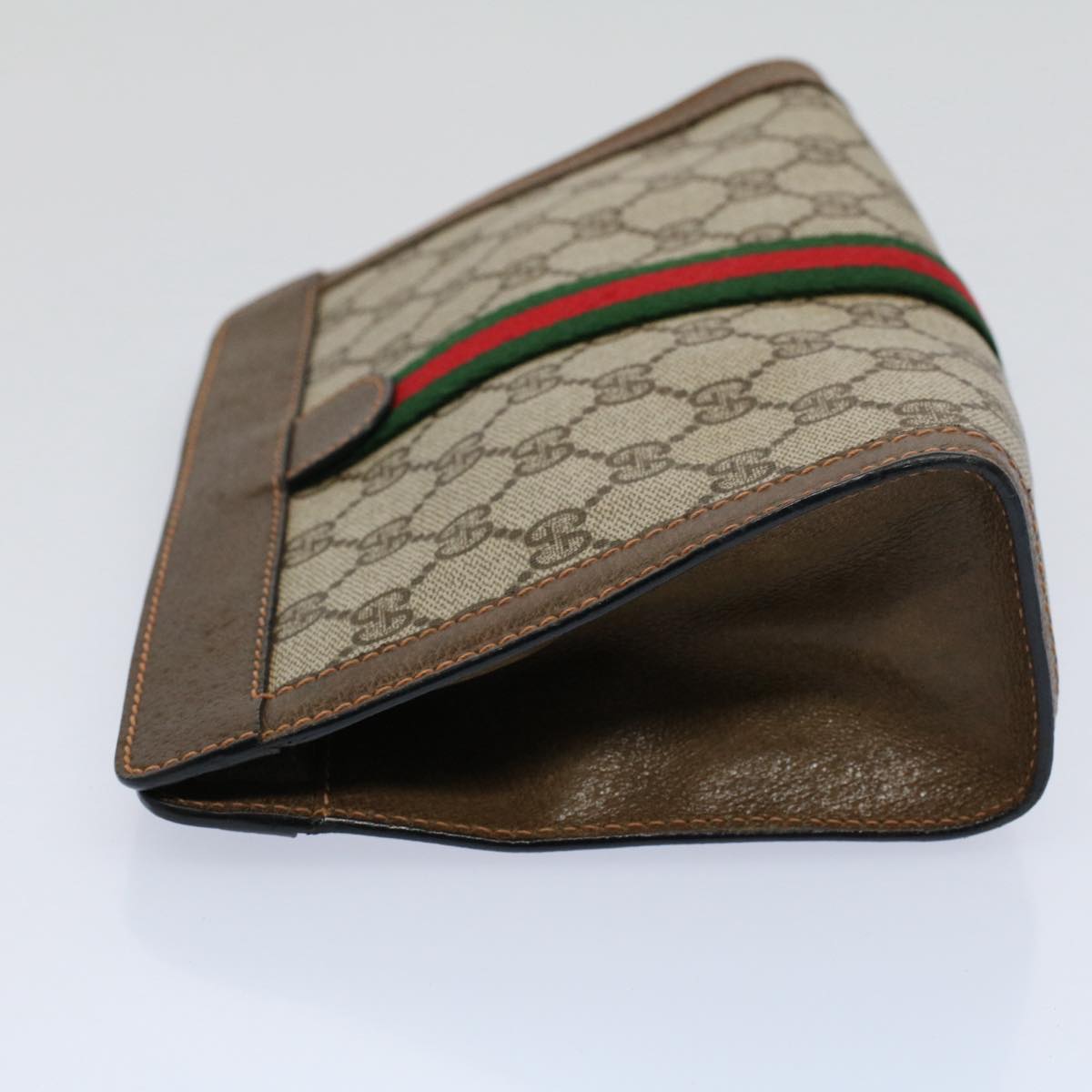 Gucci Web  Canvas Clutch Bag ()