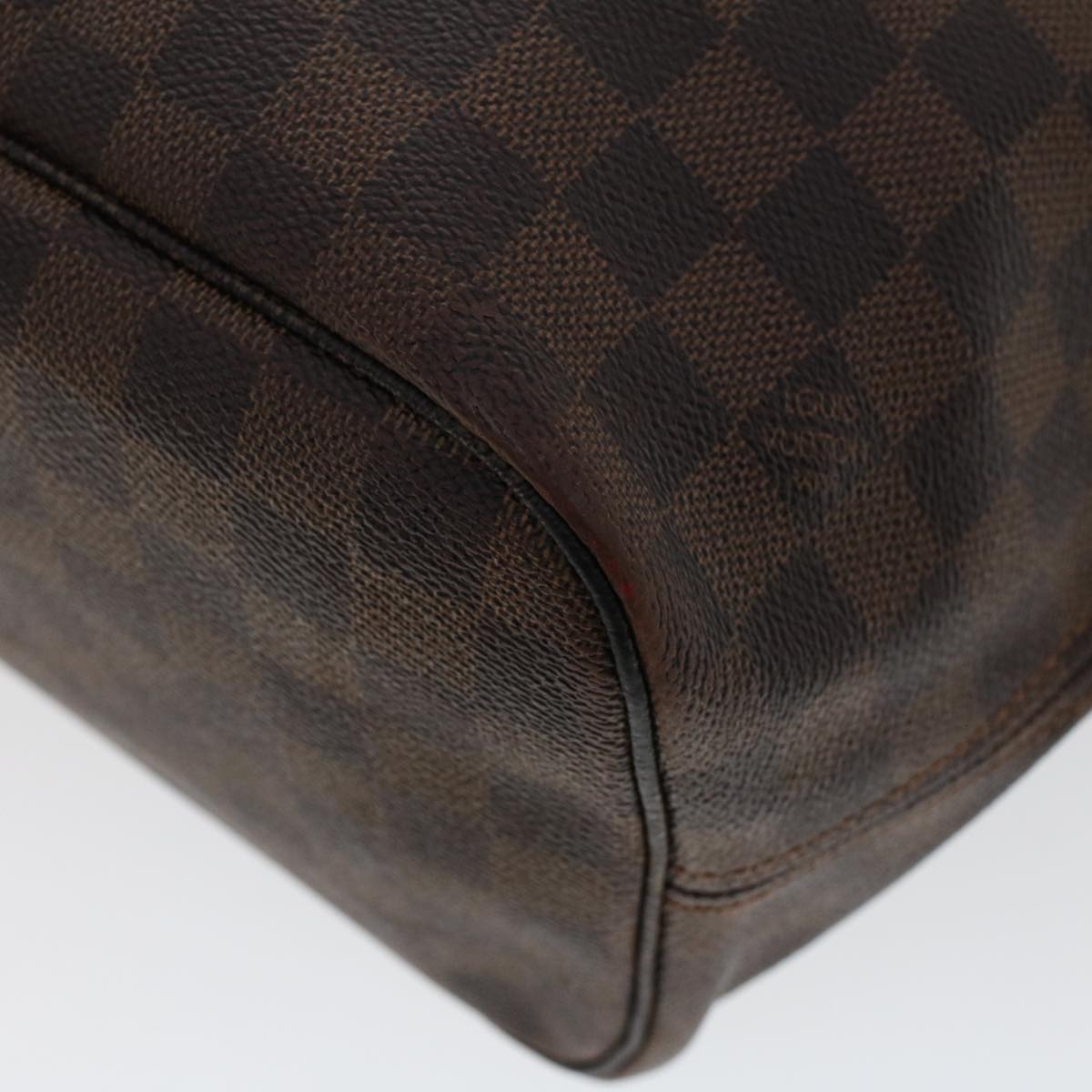 LOUIS VUITTON Damier Ebene Neverfull MM Tote Bag N51105 LV 46006