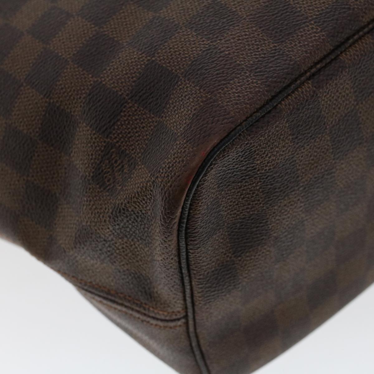 LOUIS VUITTON Damier Ebene Neverfull MM Tote Bag N51105 LV 46006