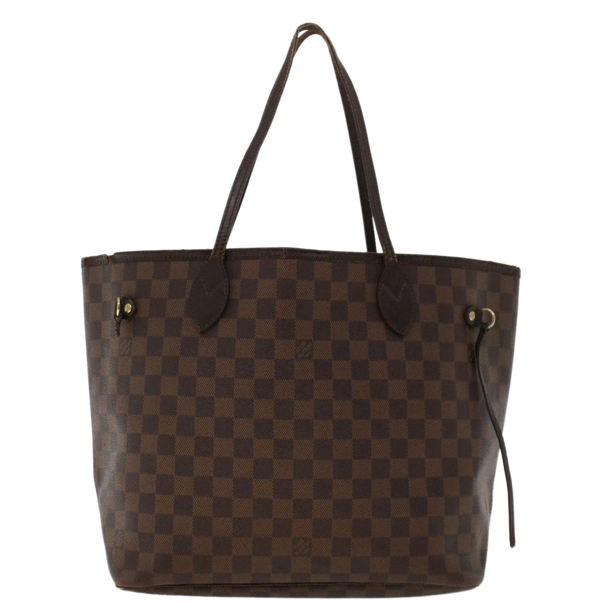 LOUIS VUITTON Damier Ebene Neverfull MM Tote Bag N51105 LV 46006