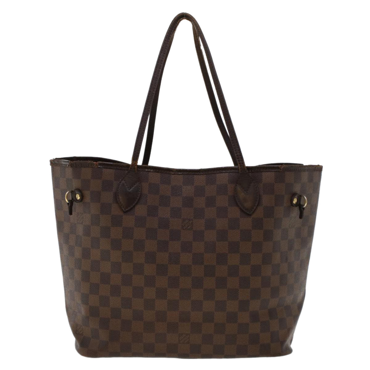 LOUIS VUITTON Damier Ebene Neverfull MM Tote Bag N51105 LV 46006