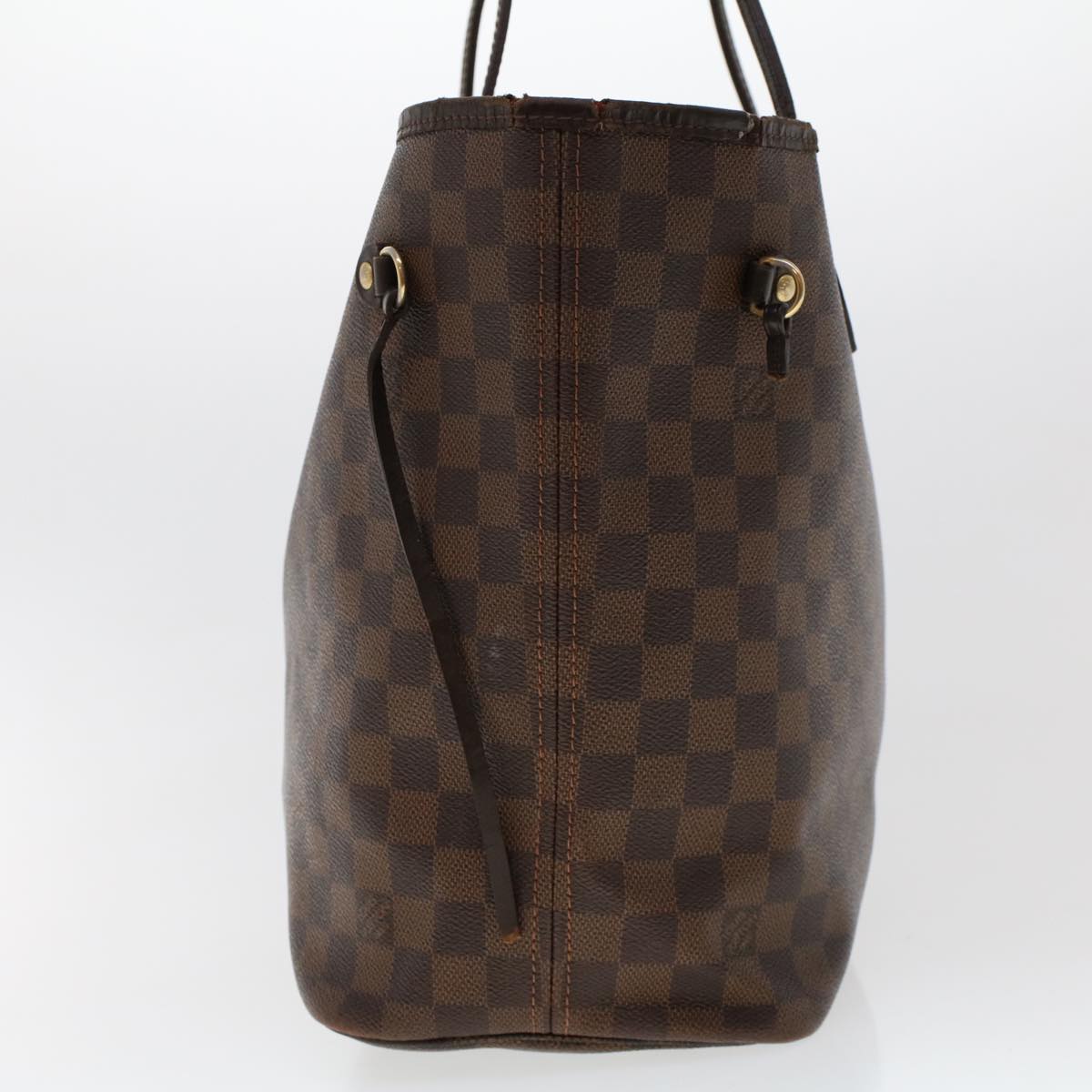 LOUIS VUITTON Damier Ebene Neverfull MM Tote Bag N51105 LV 46006