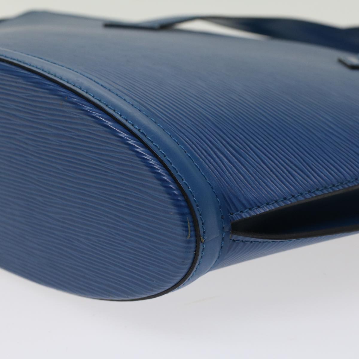 LOUIS VUITTON Epi Saint Jacques Hand Bag Blue M52265 LV 46010